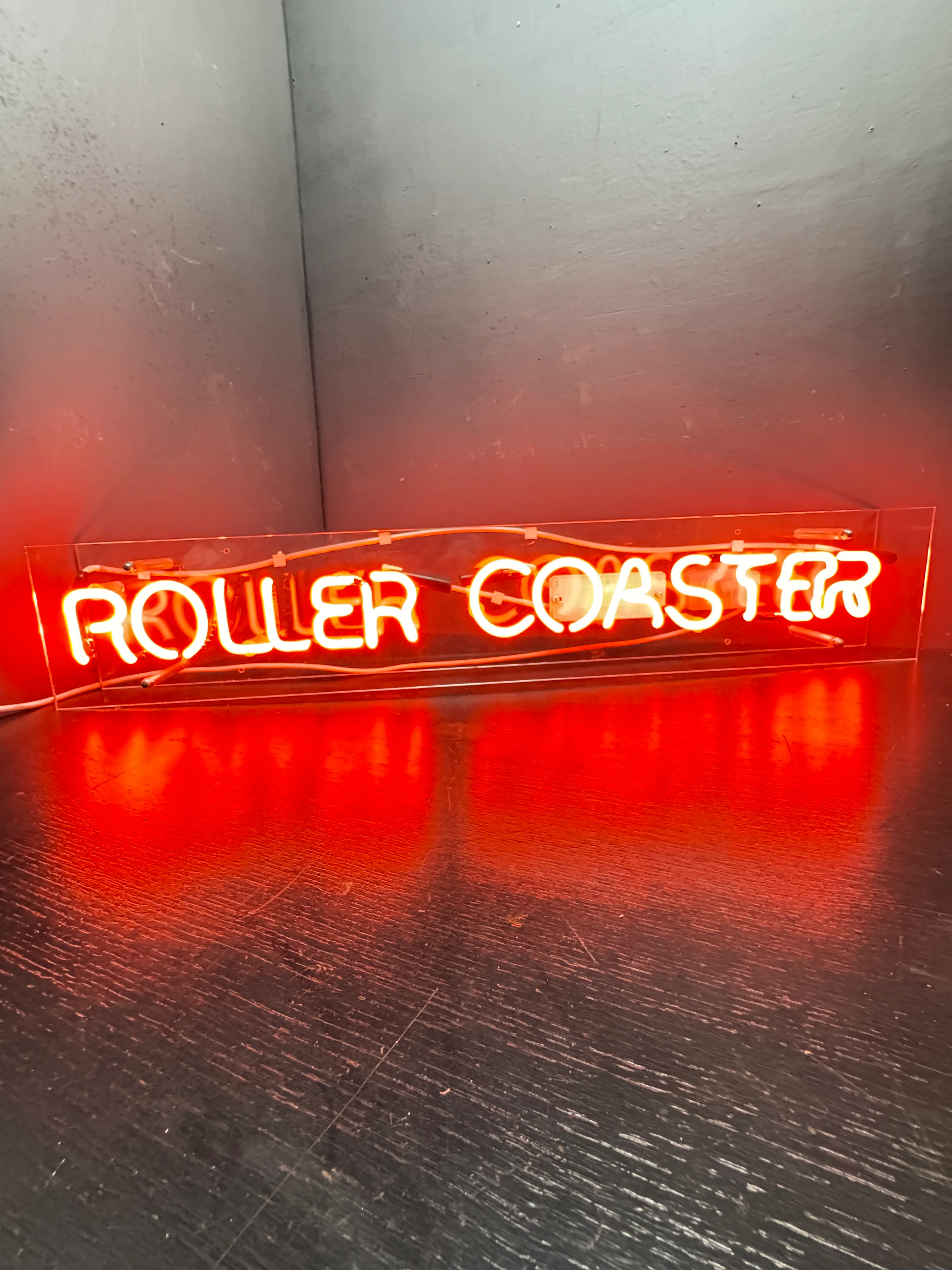 Circa 1970s Fun Fair Roller Coaster Neon Sign - Image 3