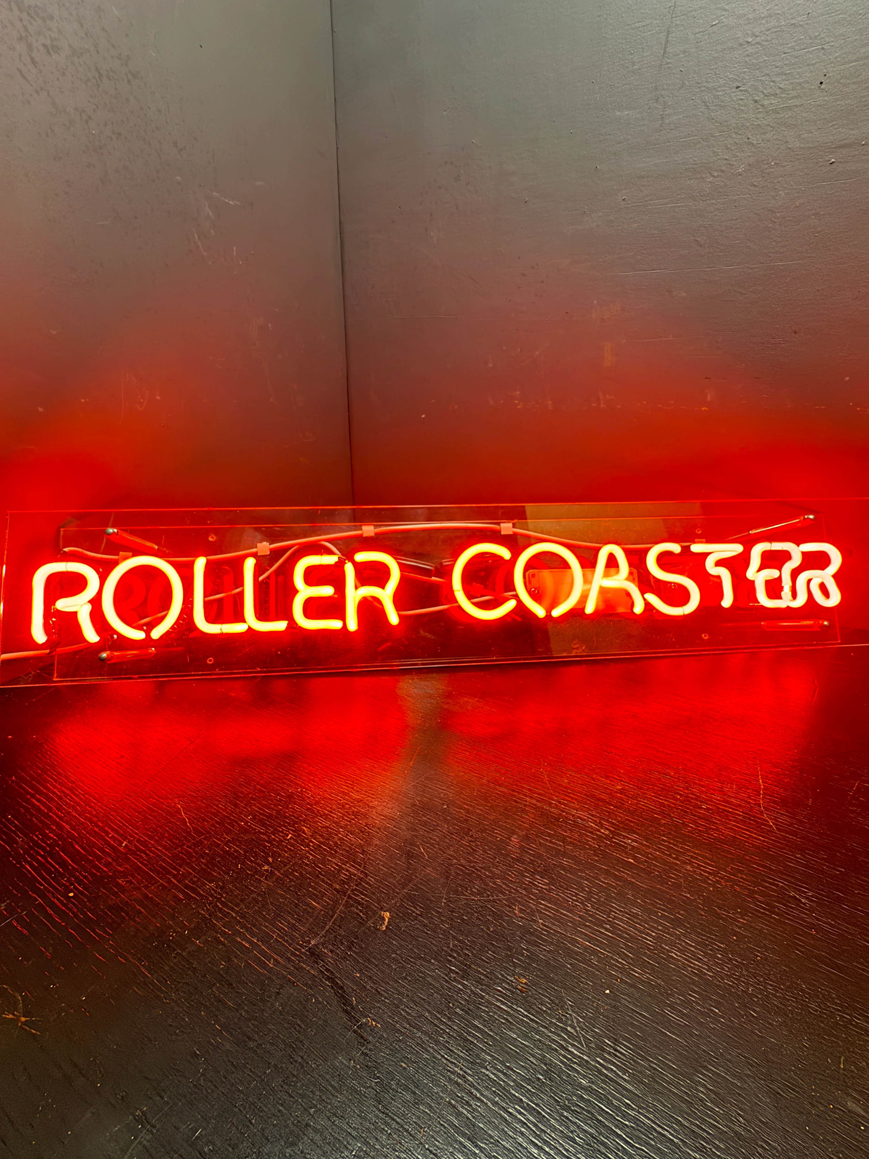 Circa 1970s Fun Fair Roller Coaster Neon Sign - Image 5