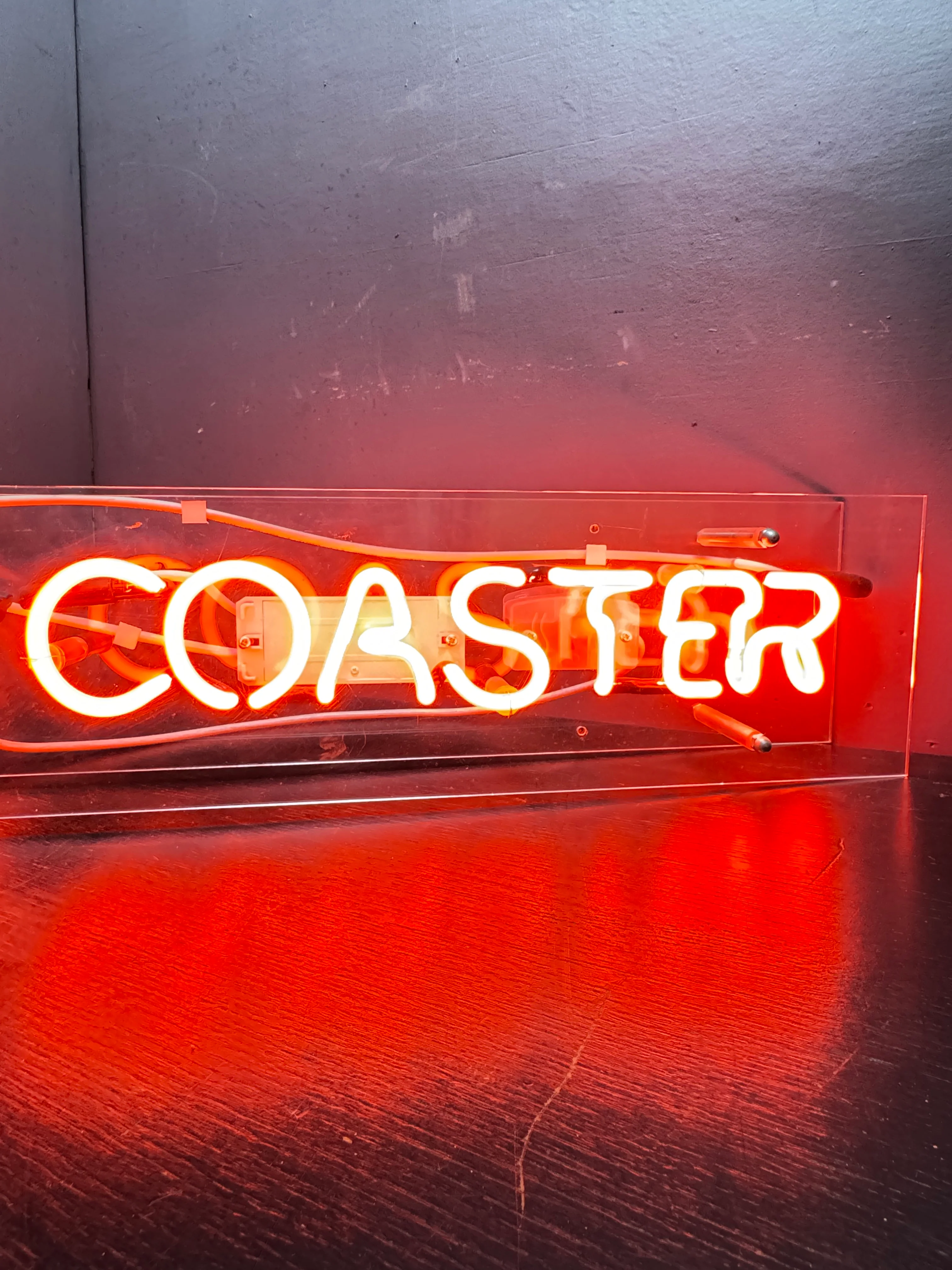 Circa 1970s Fun Fair Roller Coaster Neon Sign - Image 8
