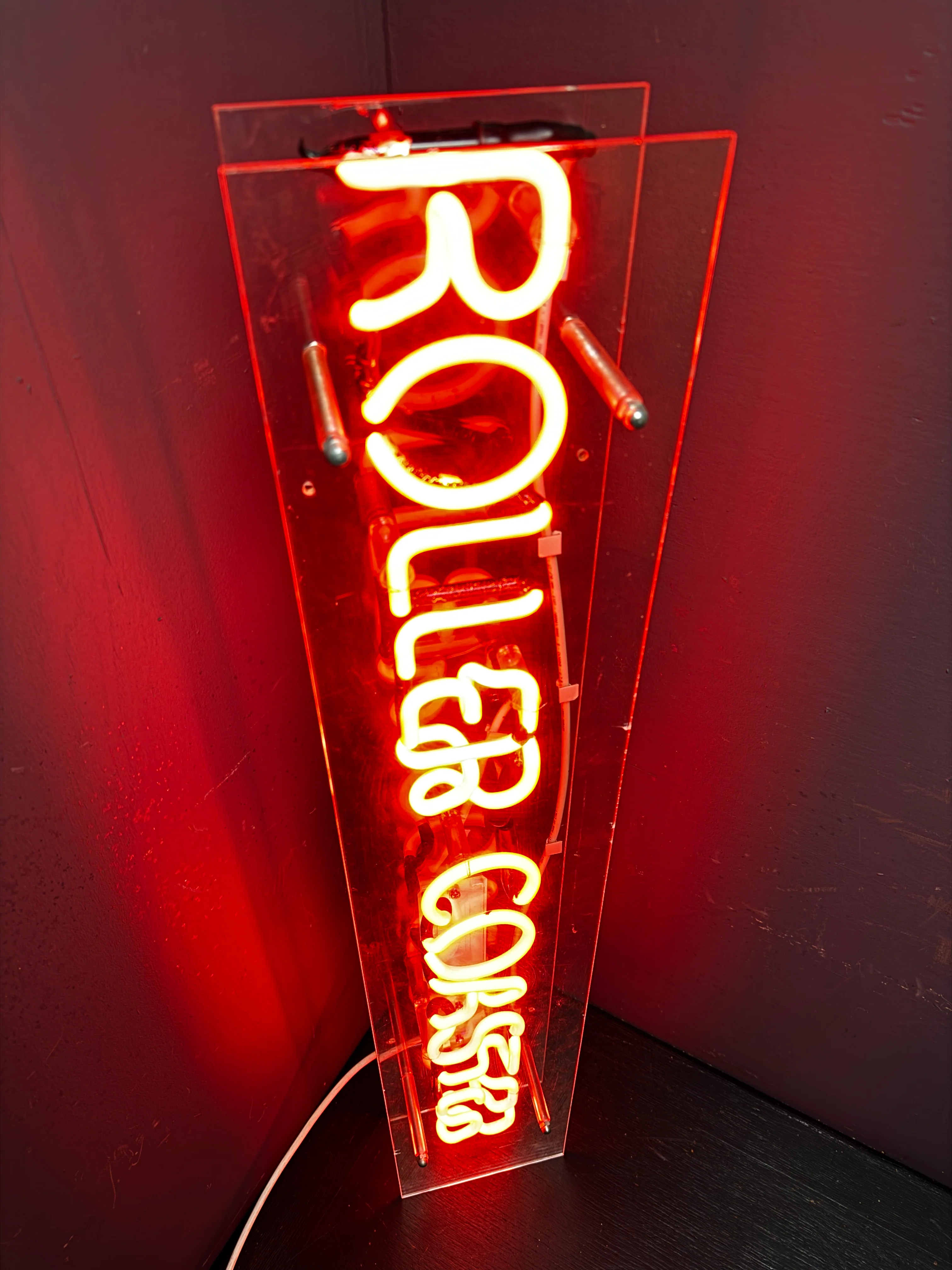 Circa 1970s Fun Fair Roller Coaster Neon Sign - Image 9