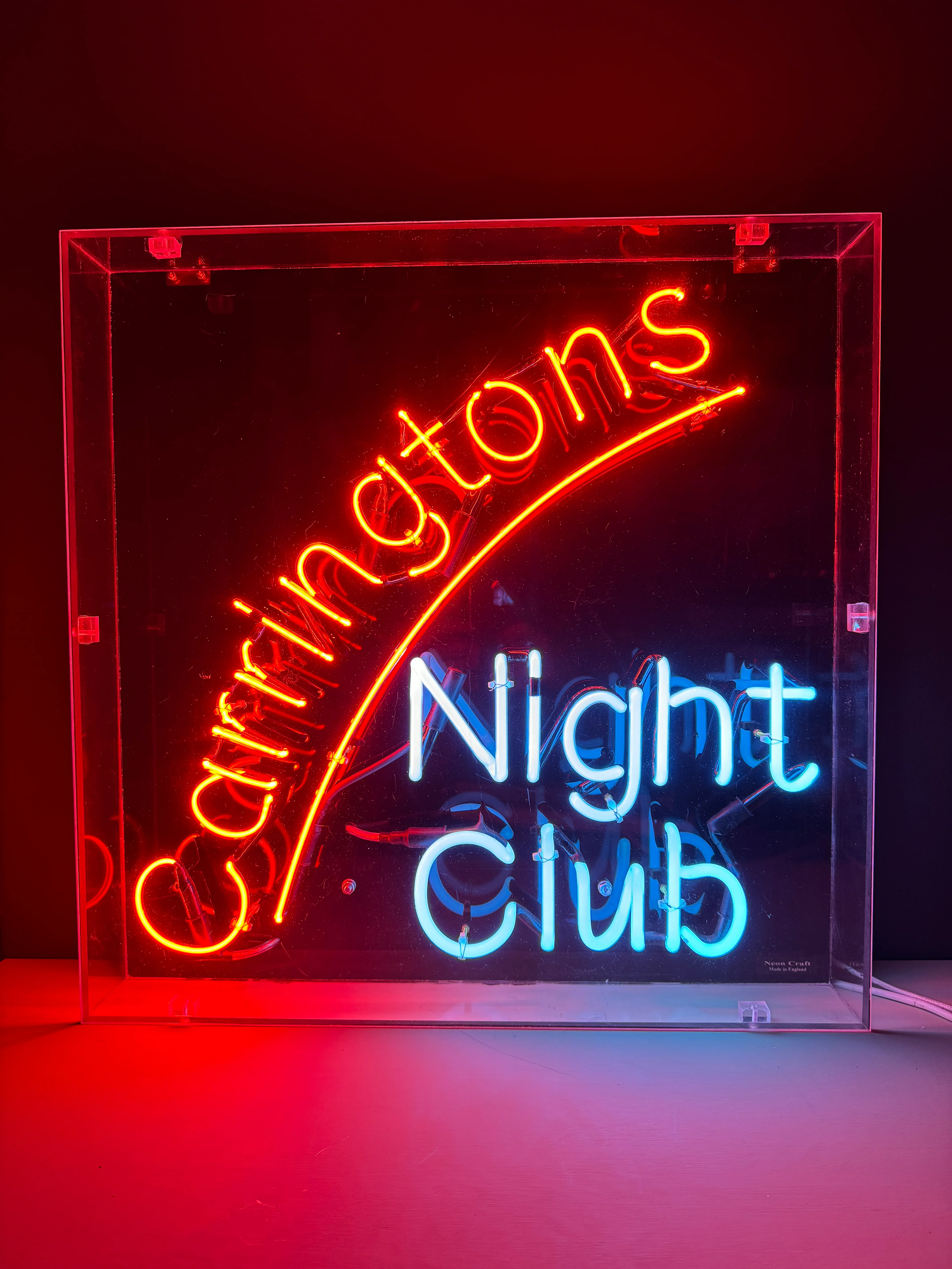 Circa 1980s Carringtons Nightclub Neon Sign - Image 3