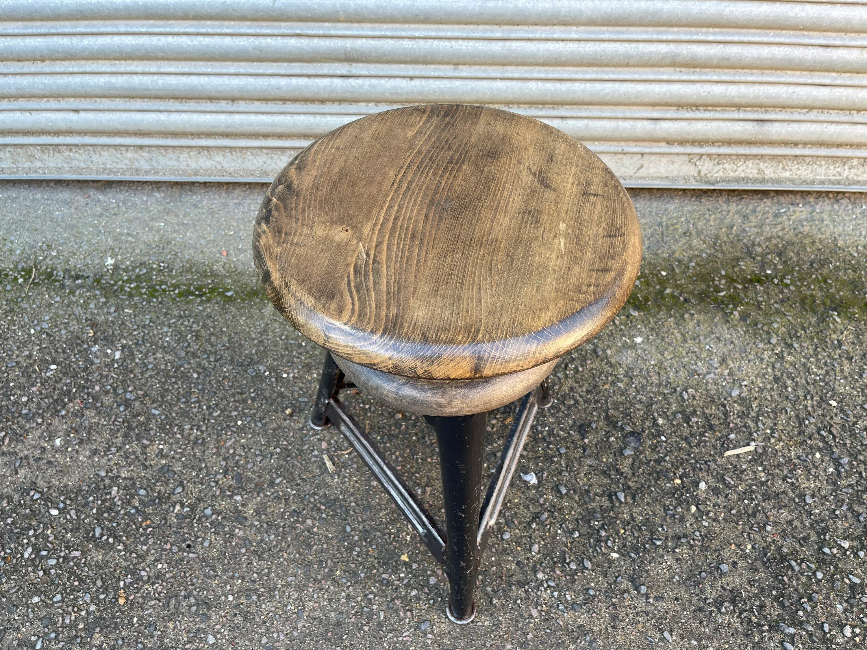1930s Ama Elastik Adjustable Industrial Stools Germany - Image 6