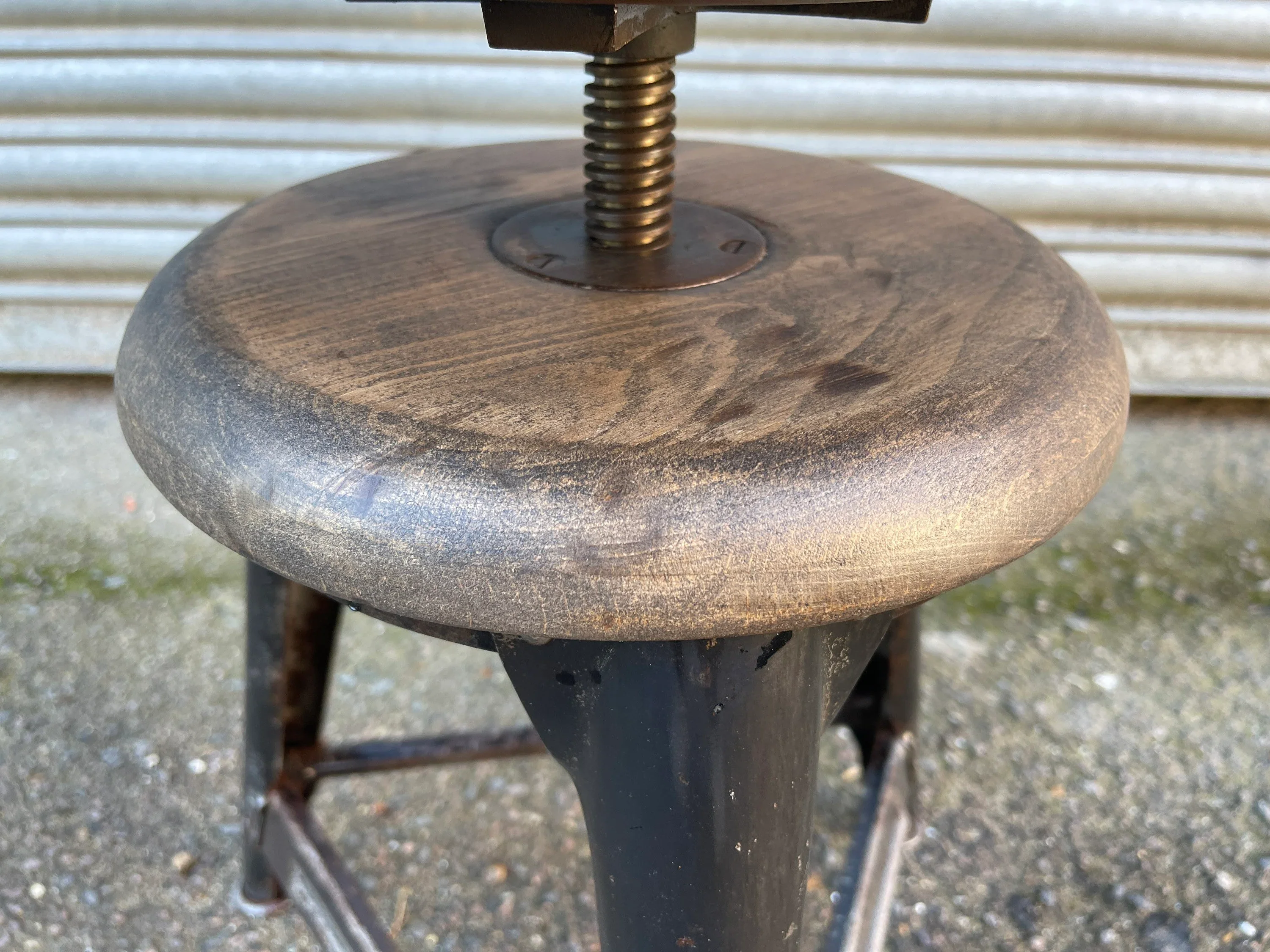 1930s Ama Elastik Adjustable Industrial Stools Germany - Image 9