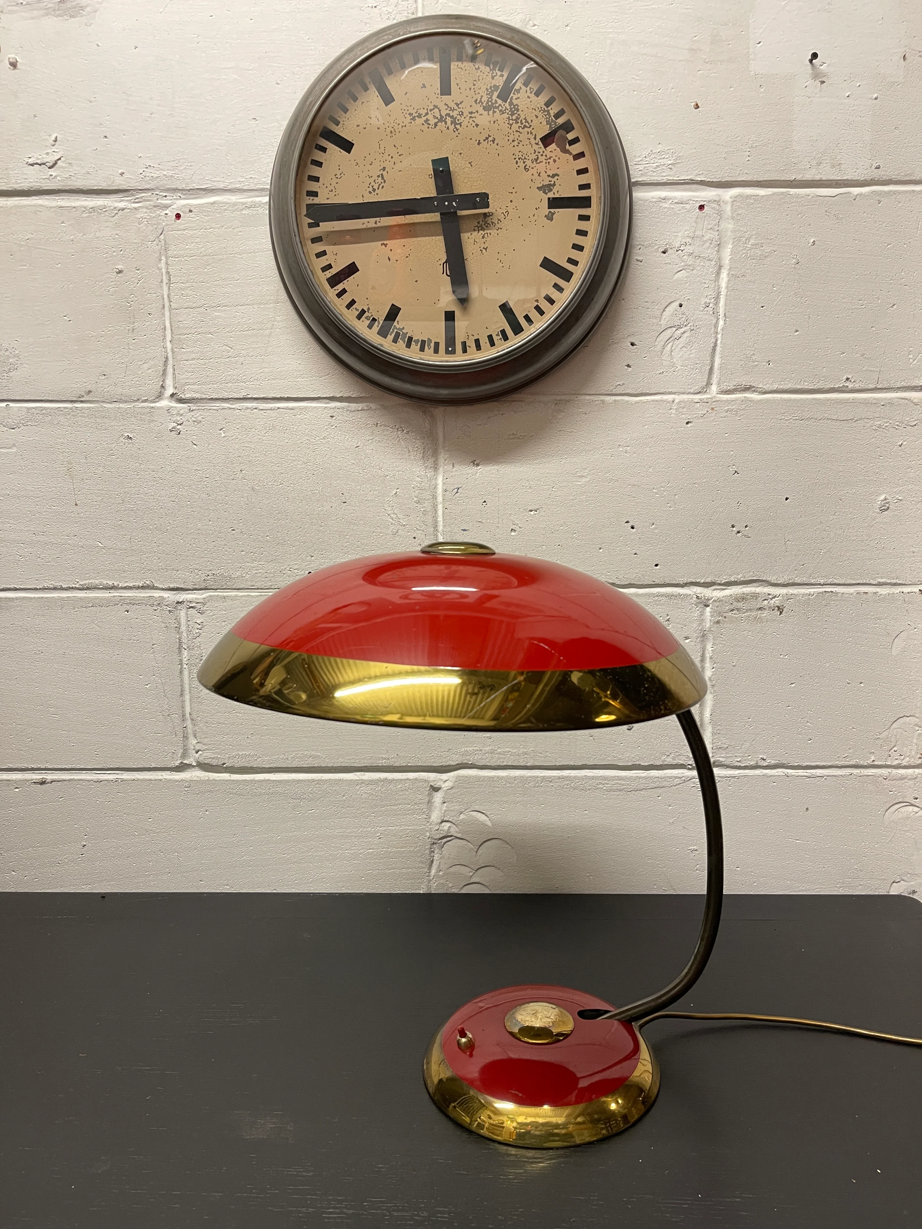 Large 1950s Modernist Table Lamp By Helo Leuchten - Image 10