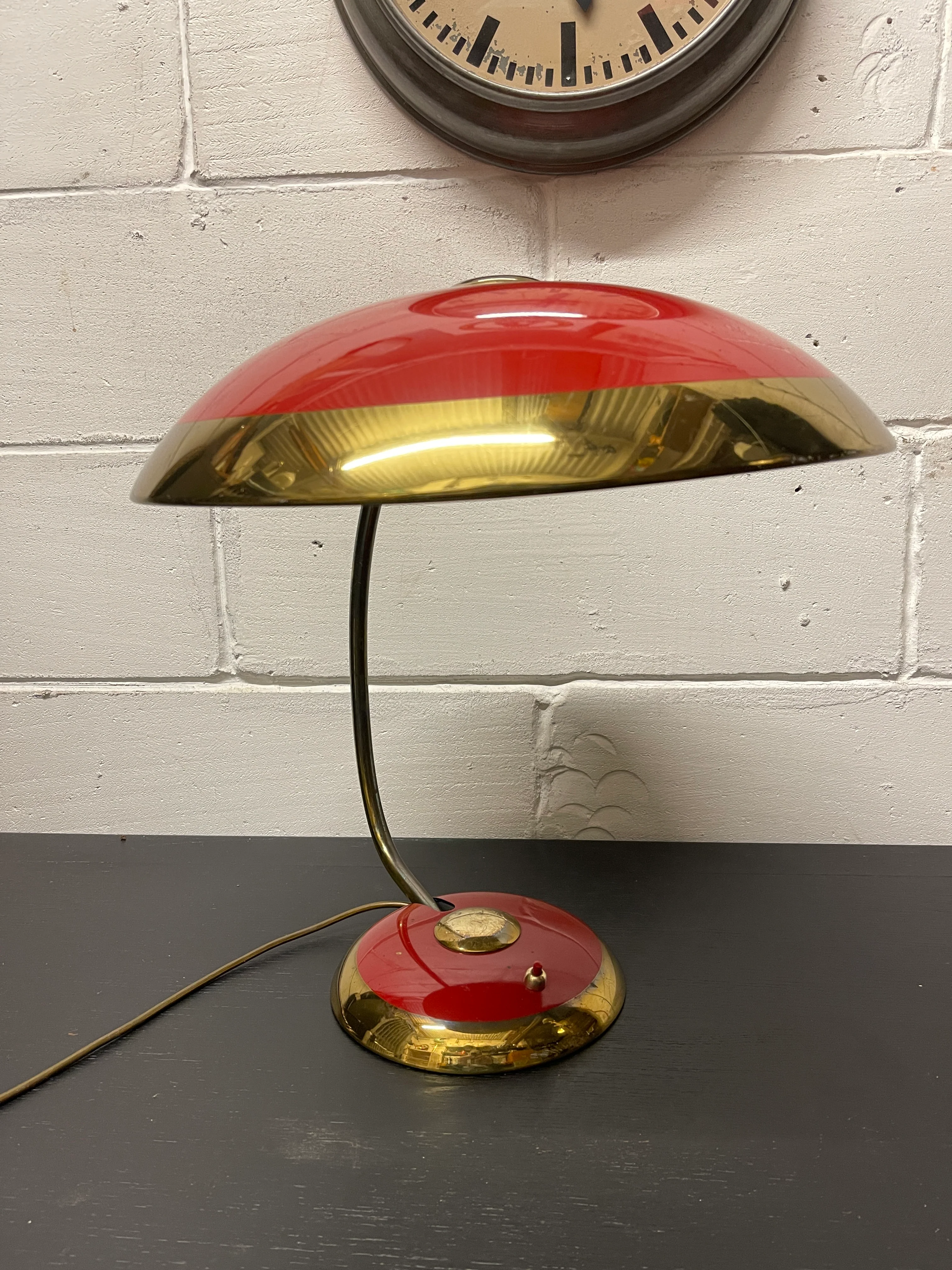 Large 1950s Modernist Table Lamp By Helo Leuchten - Image 4