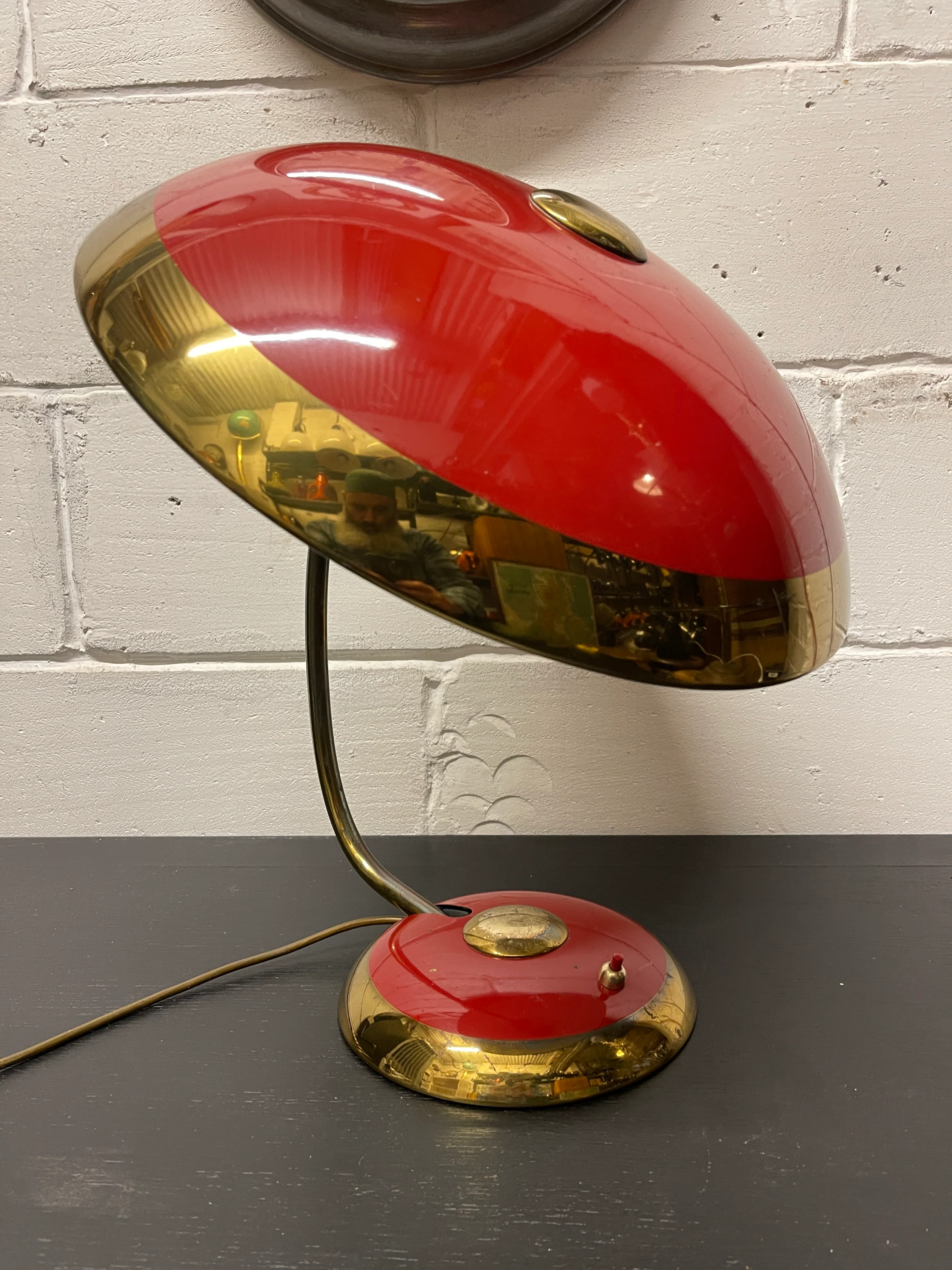 Large 1950s Modernist Table Lamp By Helo Leuchten - Image 6