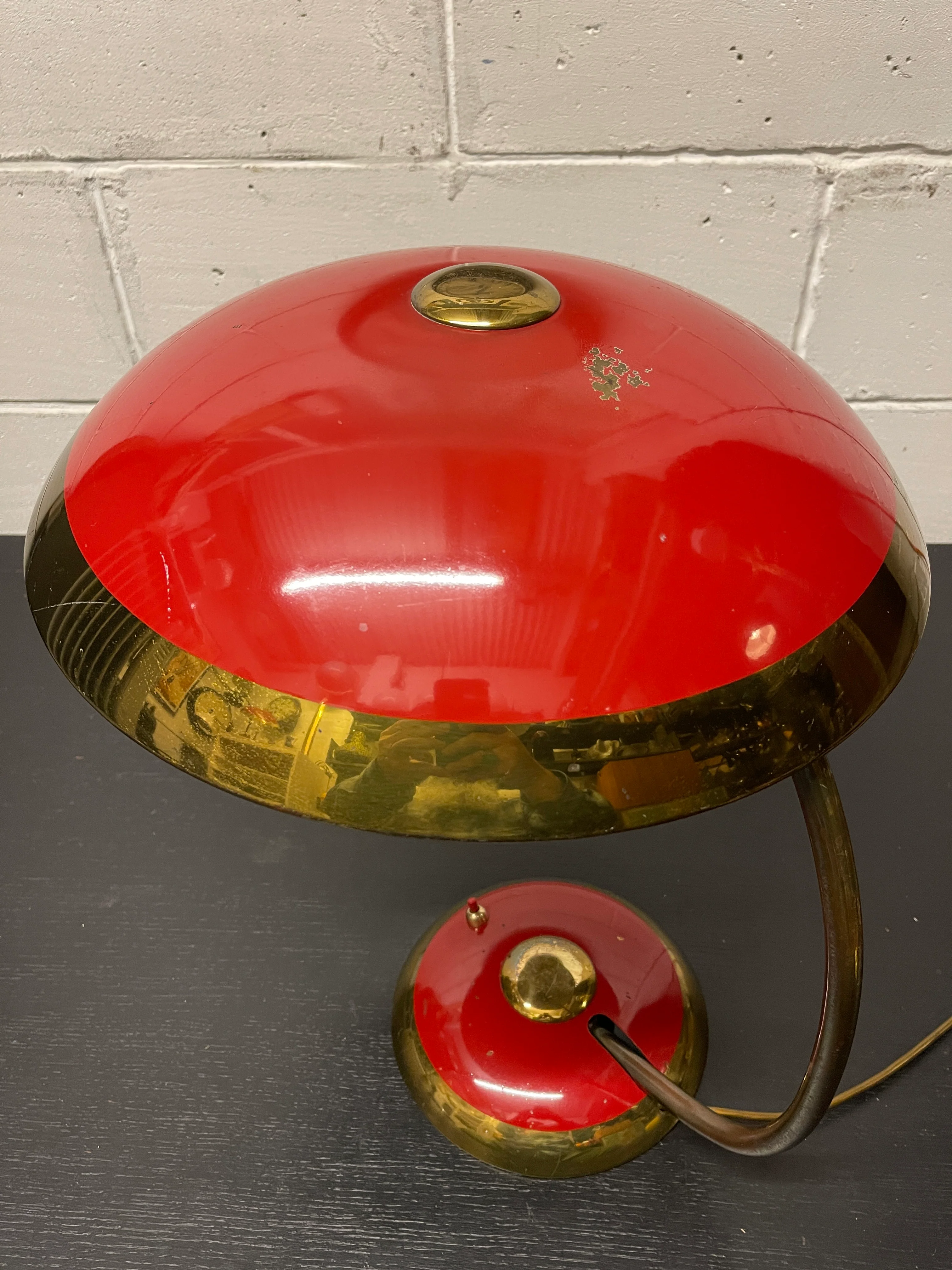 Large 1950s Modernist Table Lamp By Helo Leuchten - Image 8
