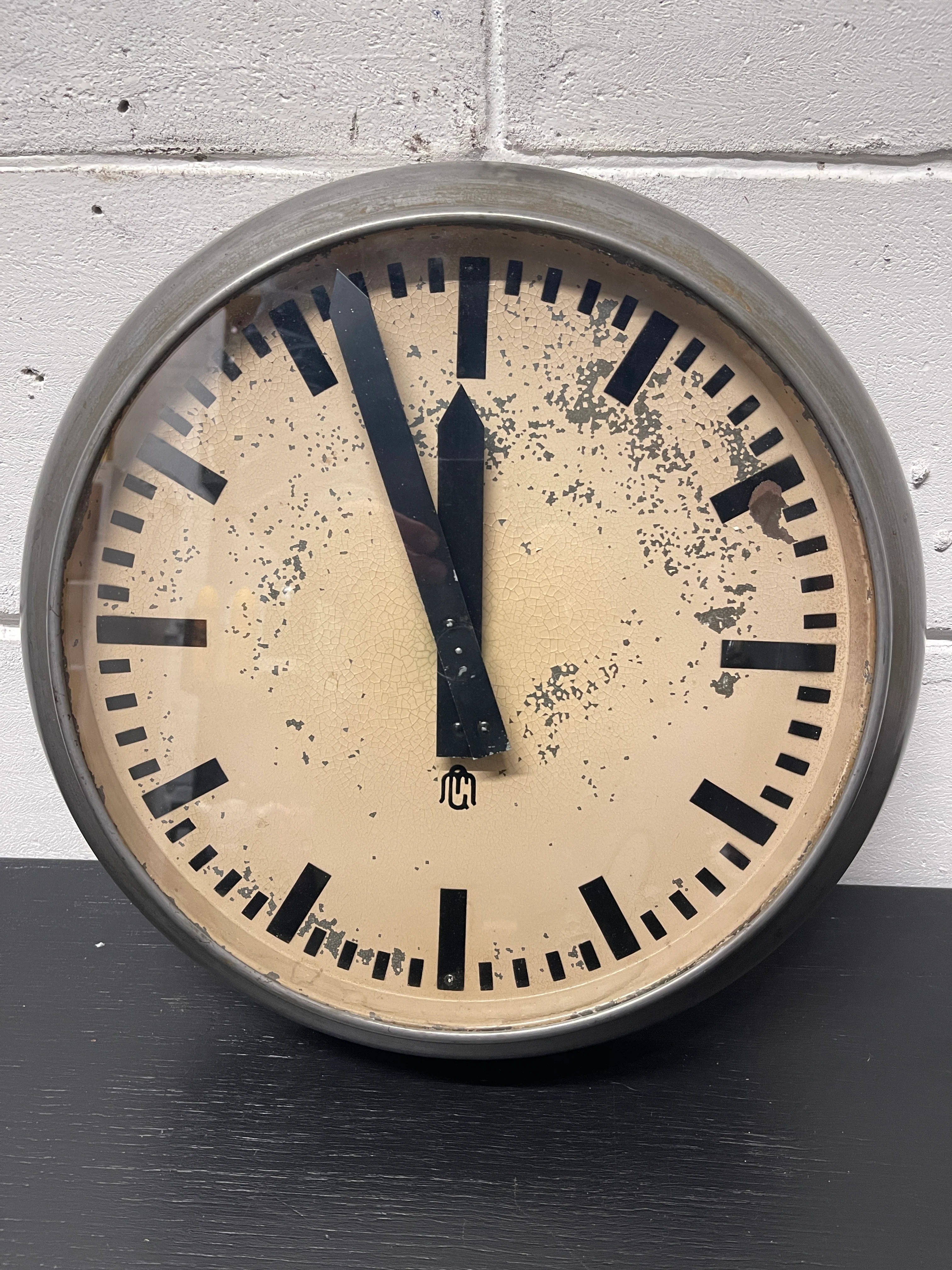 Early 1930s Swiss Railway Clock By GM
