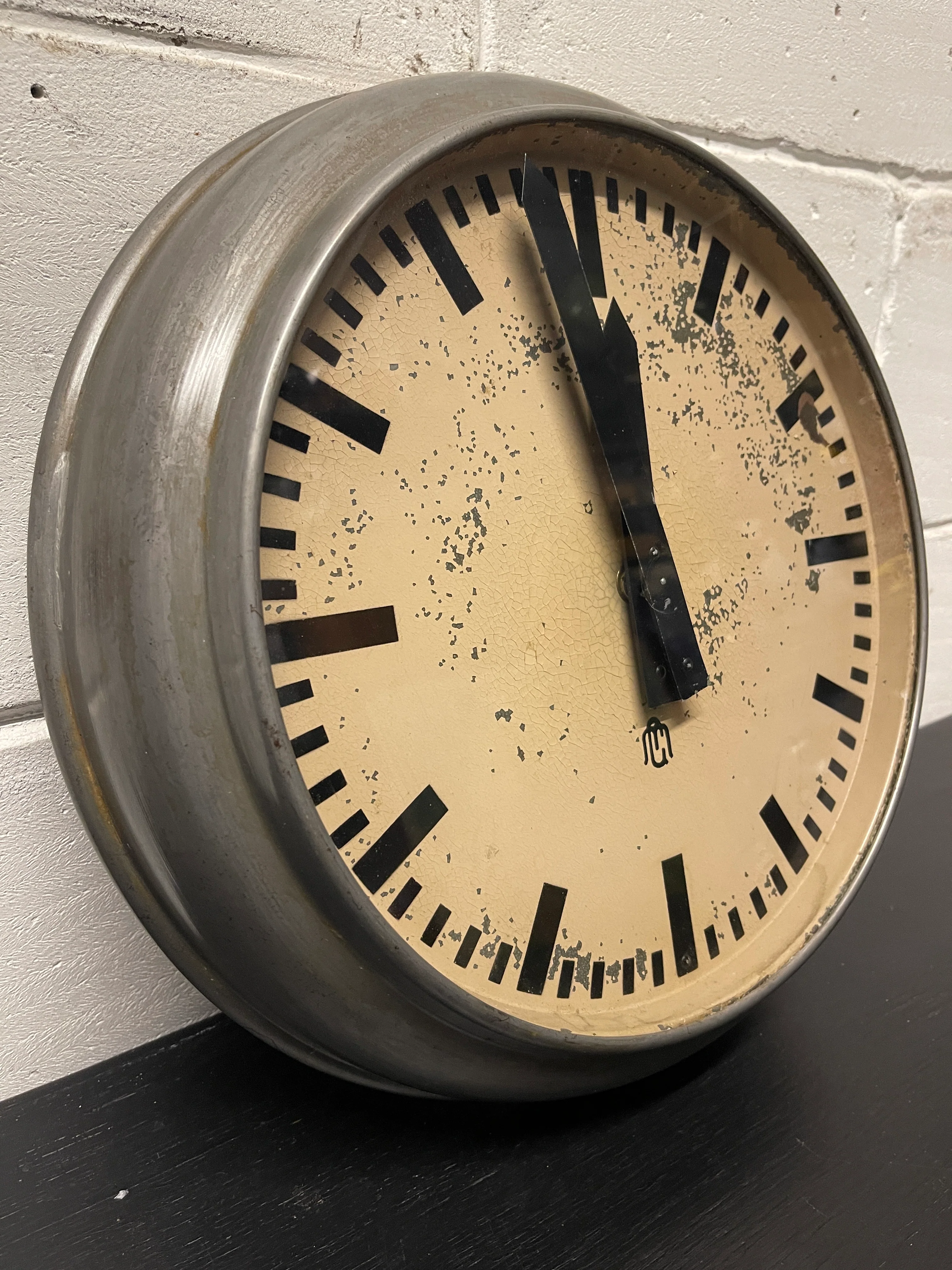 Early 1930s Swiss Railway Clock By GM - Image 2