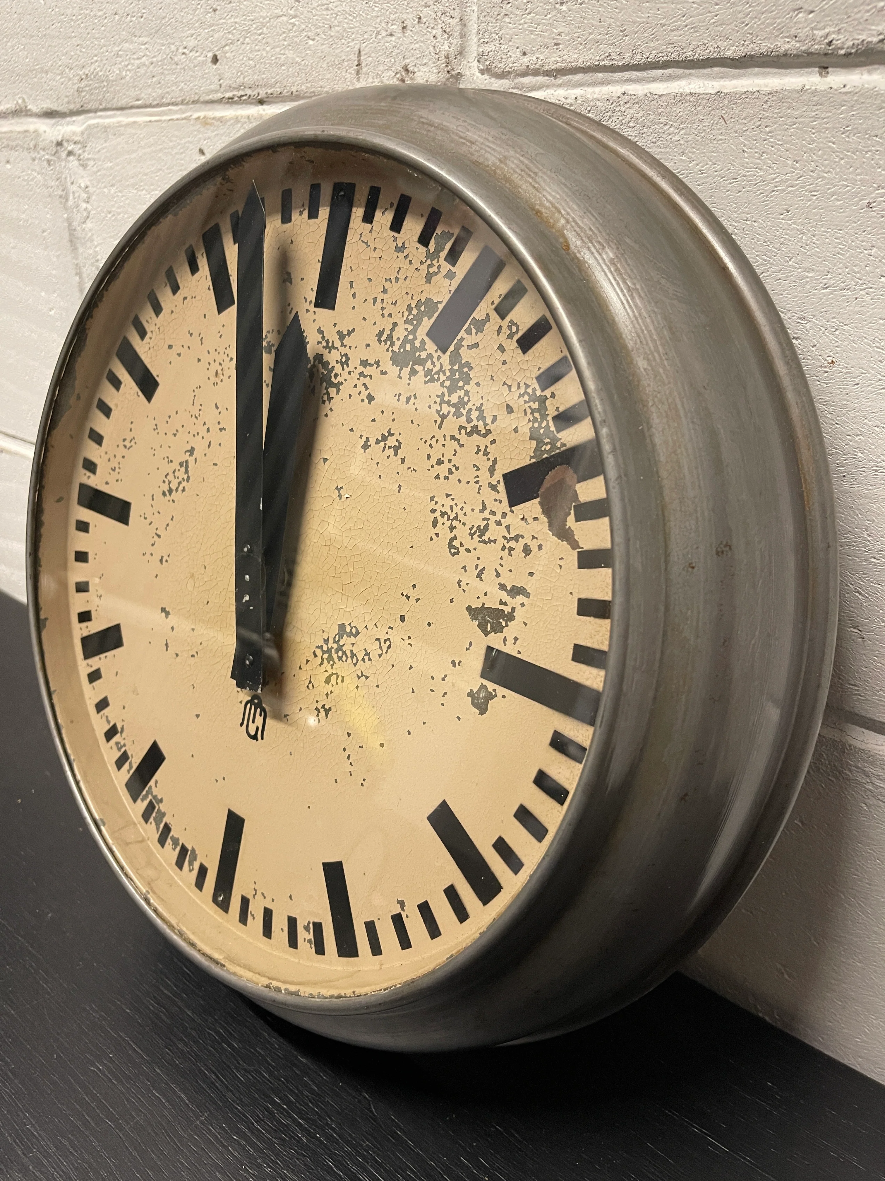 Early 1930s Swiss Railway Clock By GM - Image 3