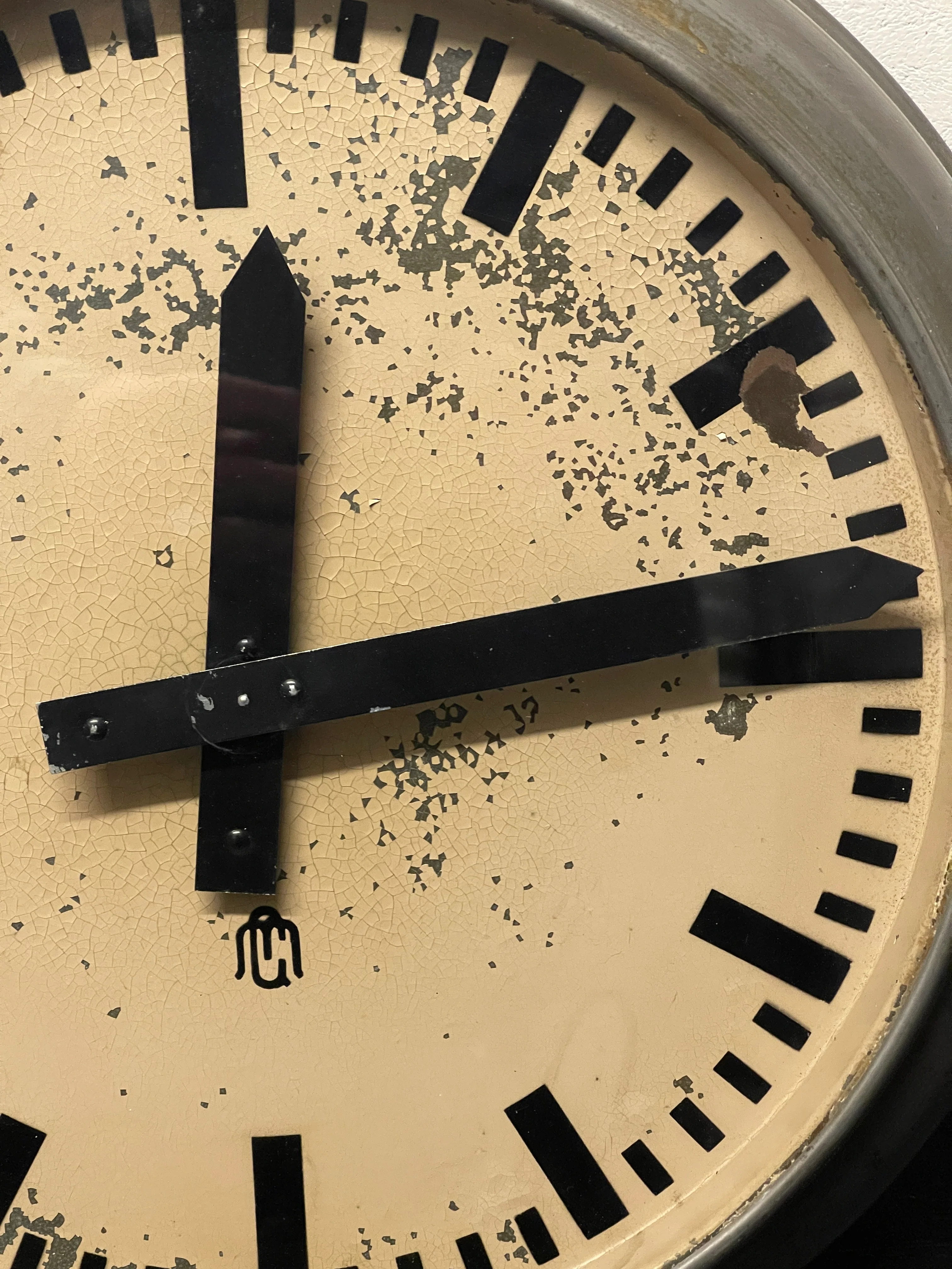 Early 1930s Swiss Railway Clock By GM - Image 6