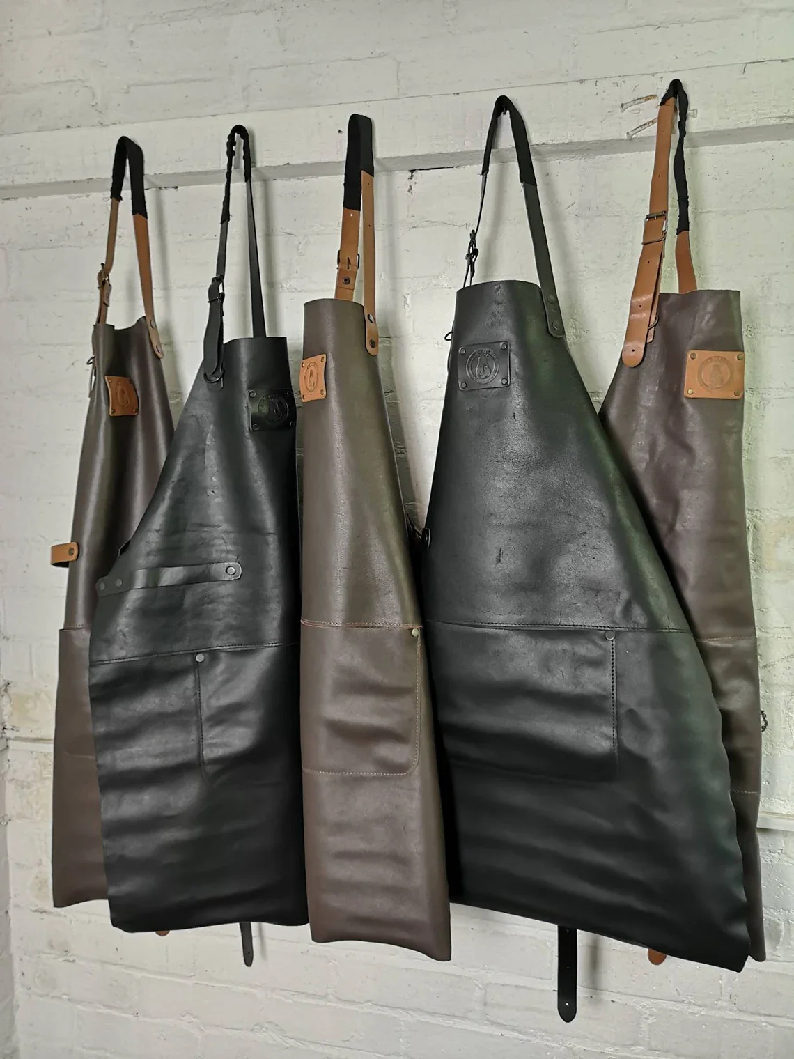 High Grade Leather Craft Work Apron - Image 10