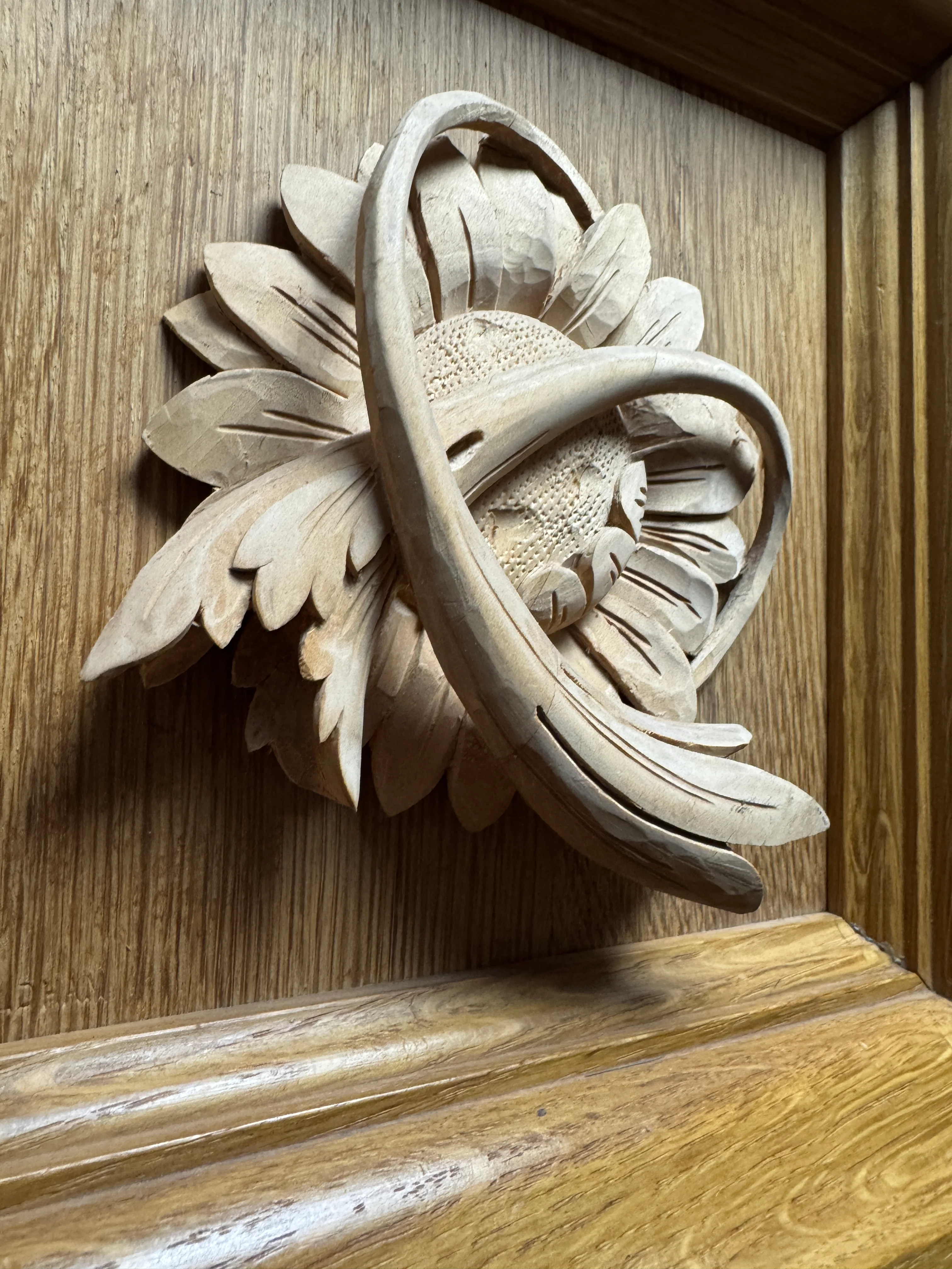 Decorative Chapel Carving By Renowned Master Carver Charles Oldham - Image 9