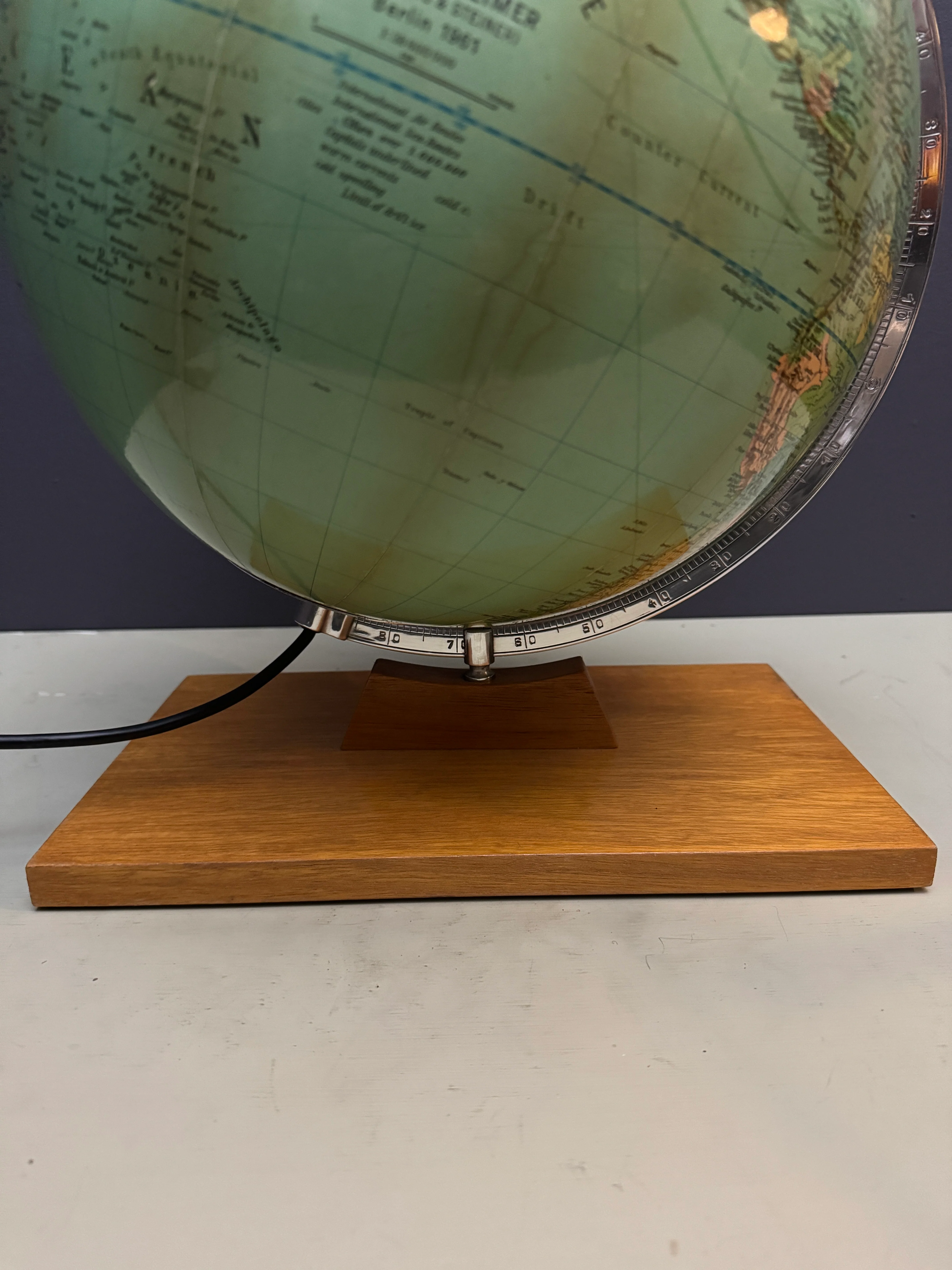 Dietrich Reimer Andrews & Steiner Glass Globe Lamp Berlin 1961 - Image 10