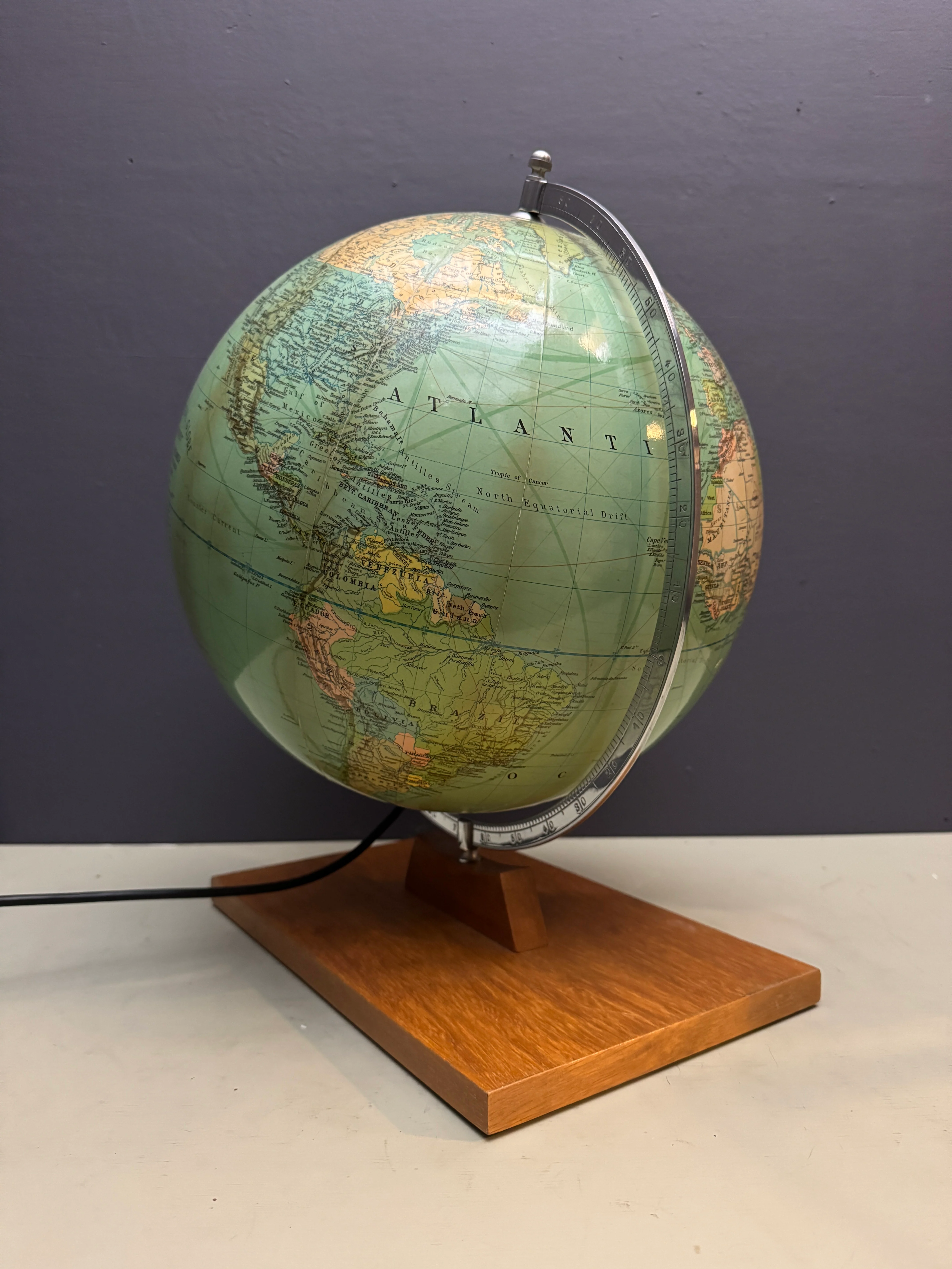 Dietrich Reimer Andrews & Steiner Glass Globe Lamp Berlin 1961 - Image 4