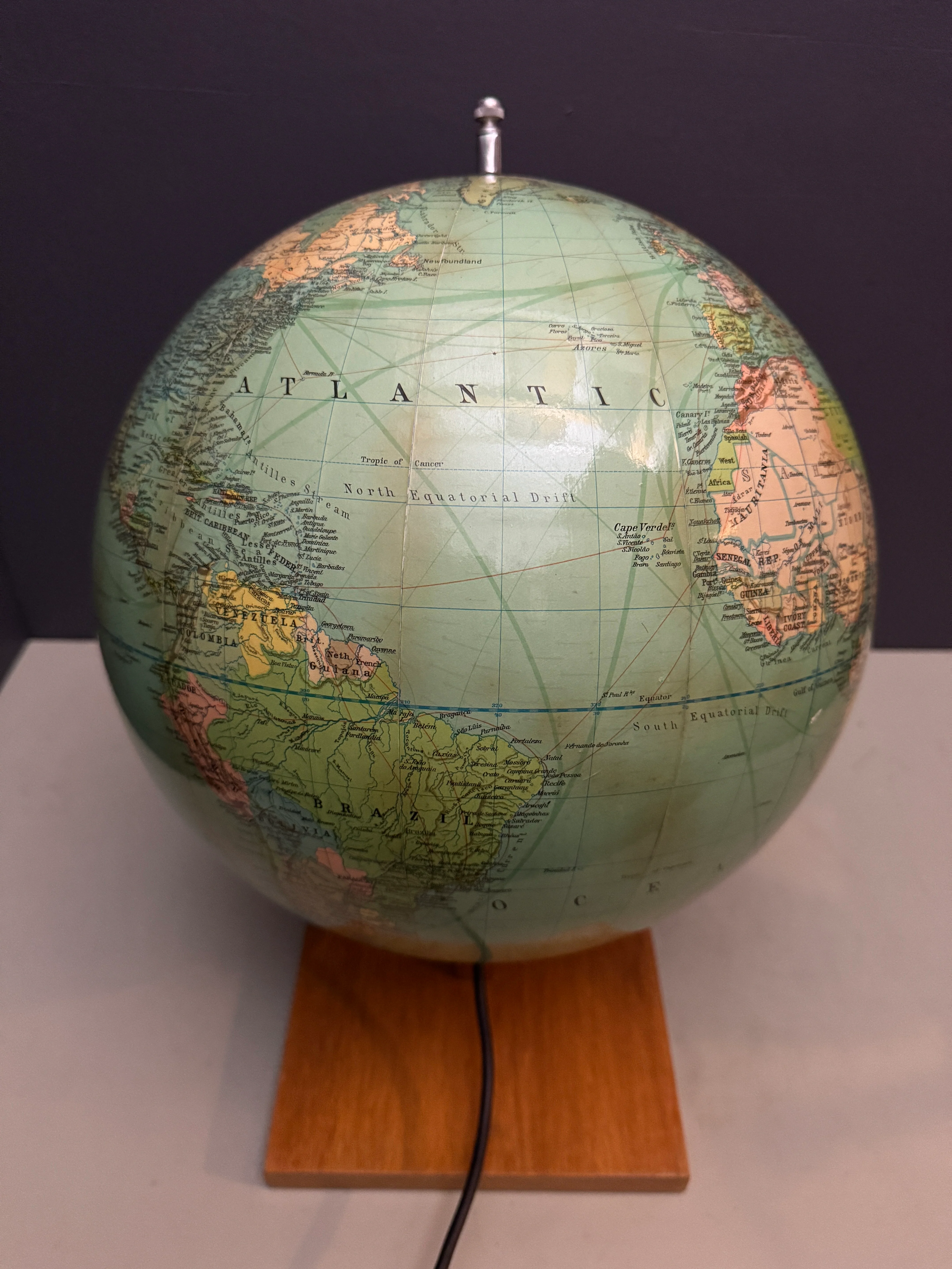 Dietrich Reimer Andrews & Steiner Glass Globe Lamp Berlin 1961 - Image 5