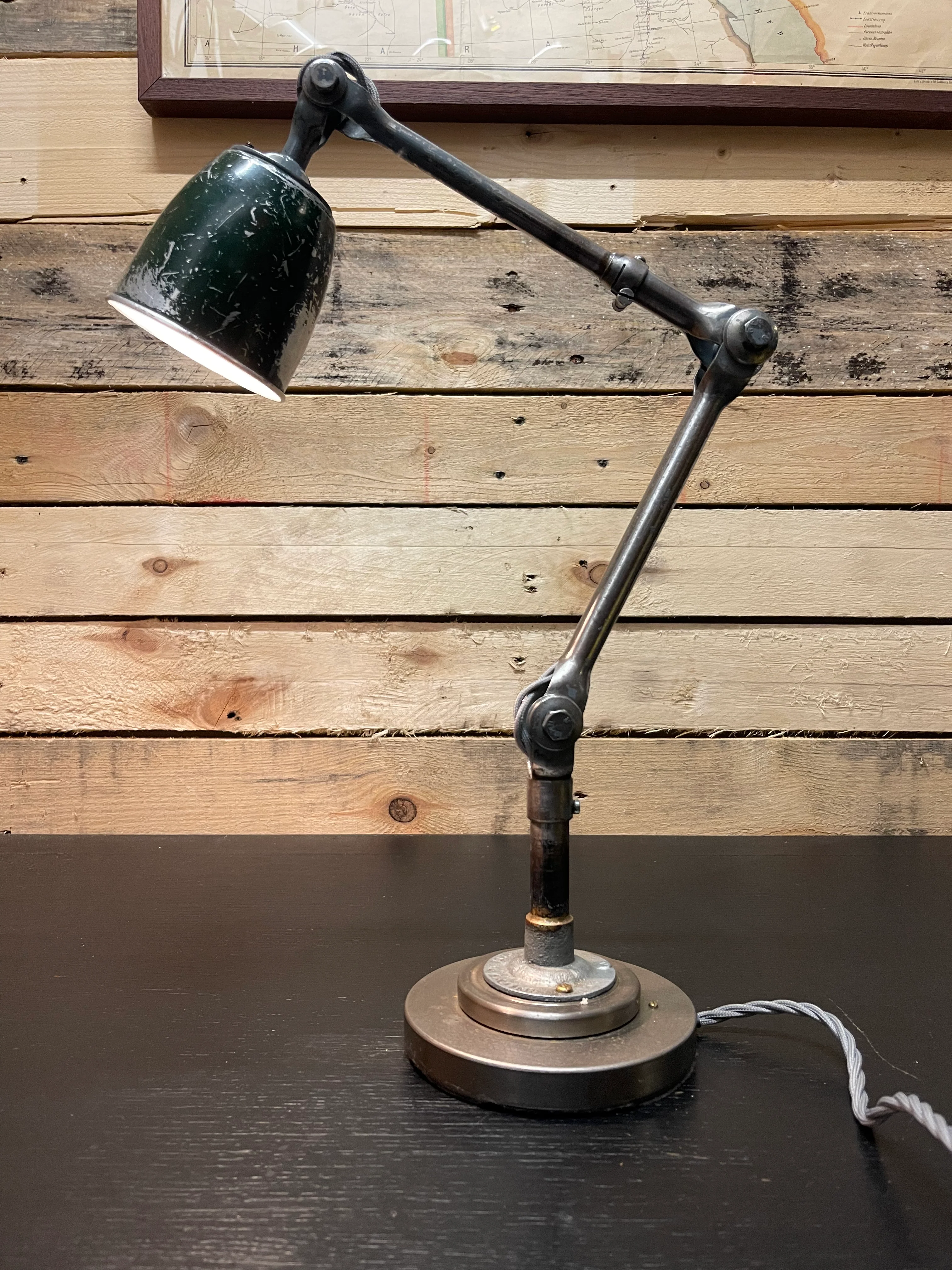Rare 1930s Small Size Task Lamp By John Dugdill & Co - Image 2