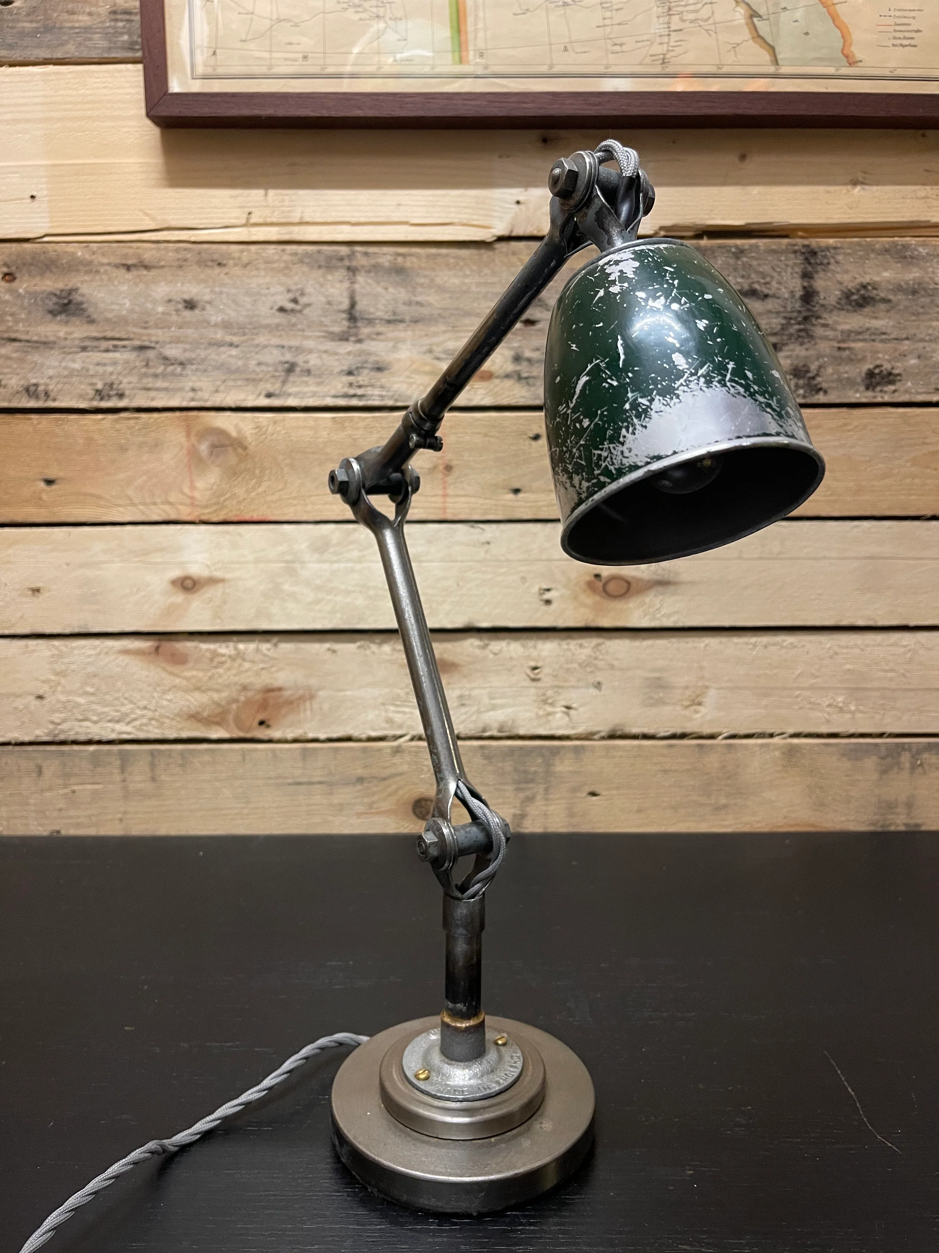 Rare 1930s Small Size Task Lamp By John Dugdill & Co - Image 3