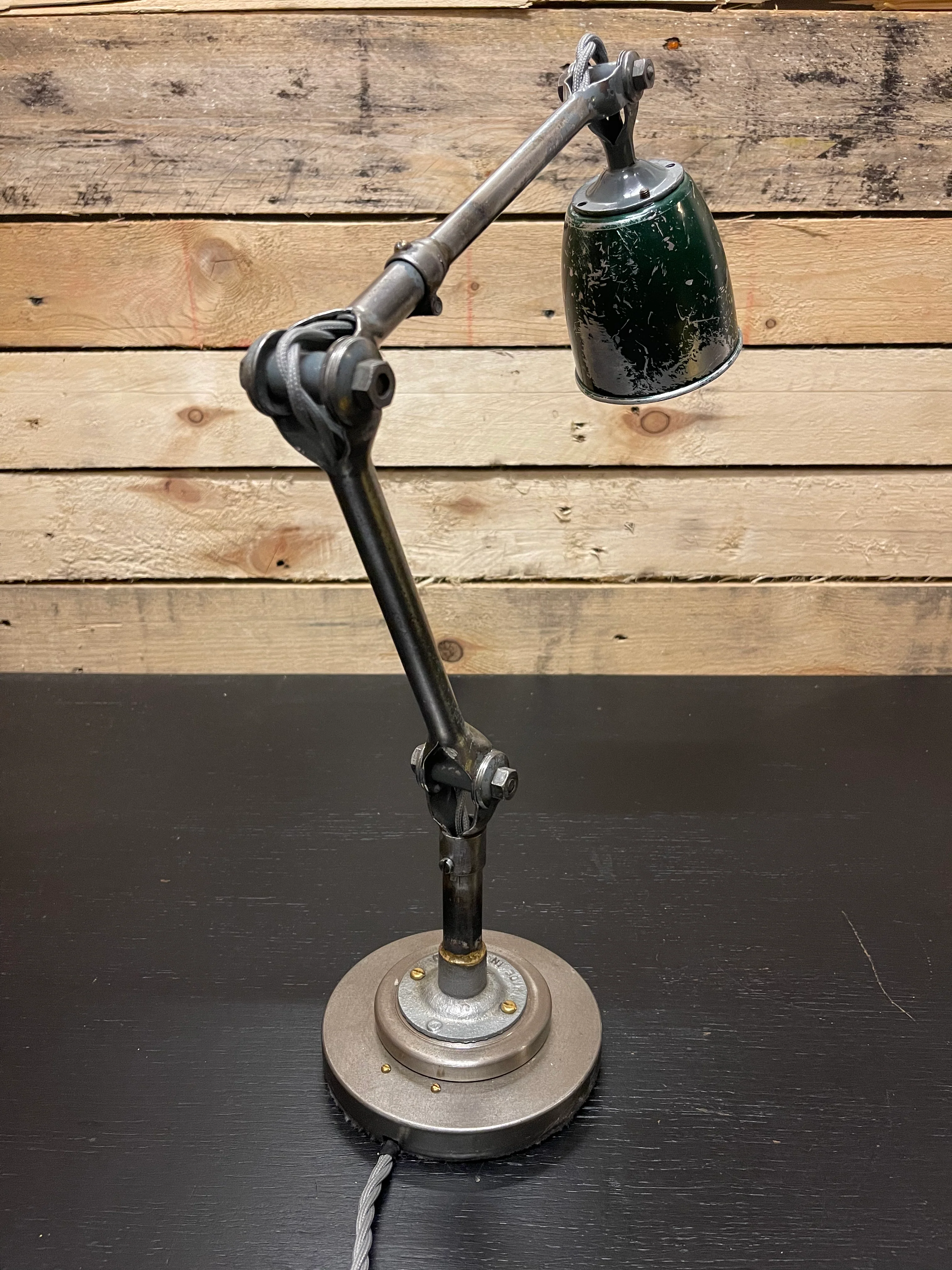 Rare 1930s Small Size Task Lamp By John Dugdill & Co - Image 5