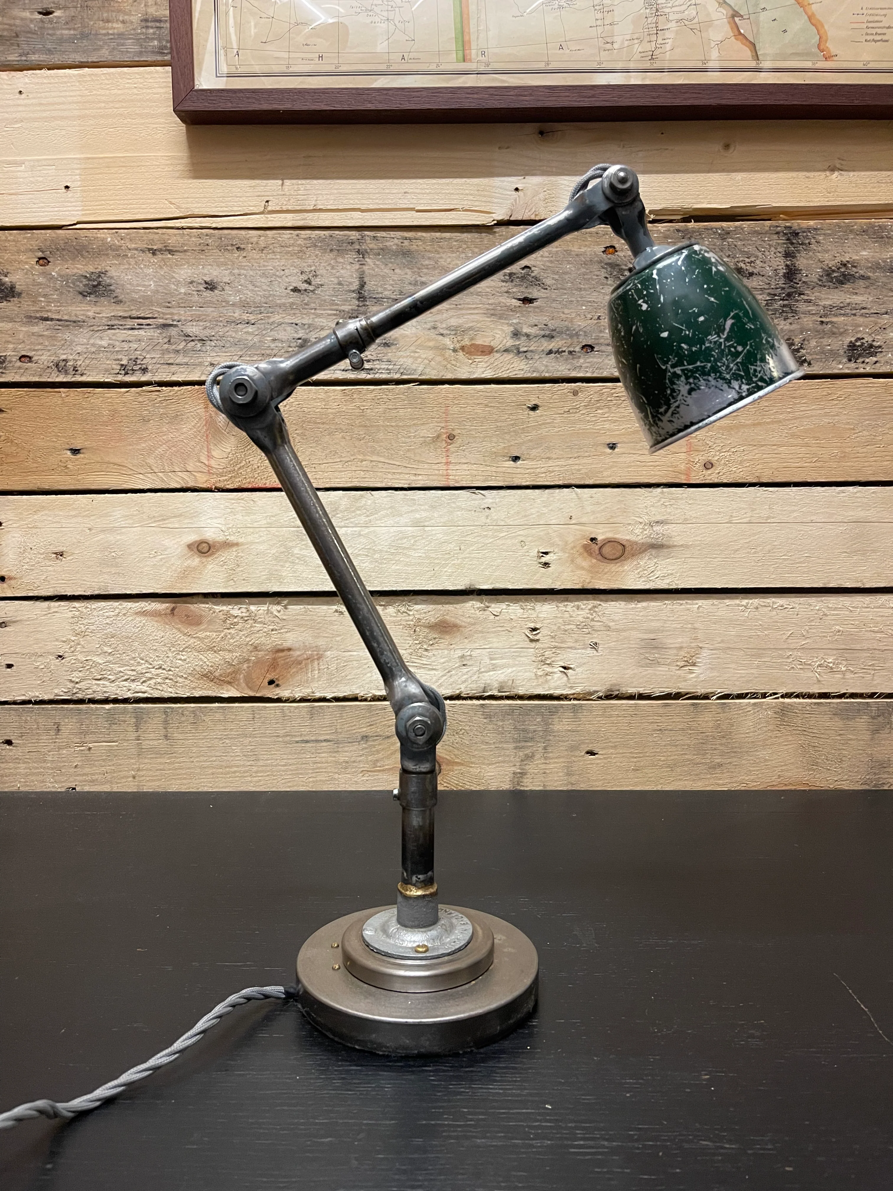 Rare 1930s Small Size Task Lamp By John Dugdill & Co - Image 7