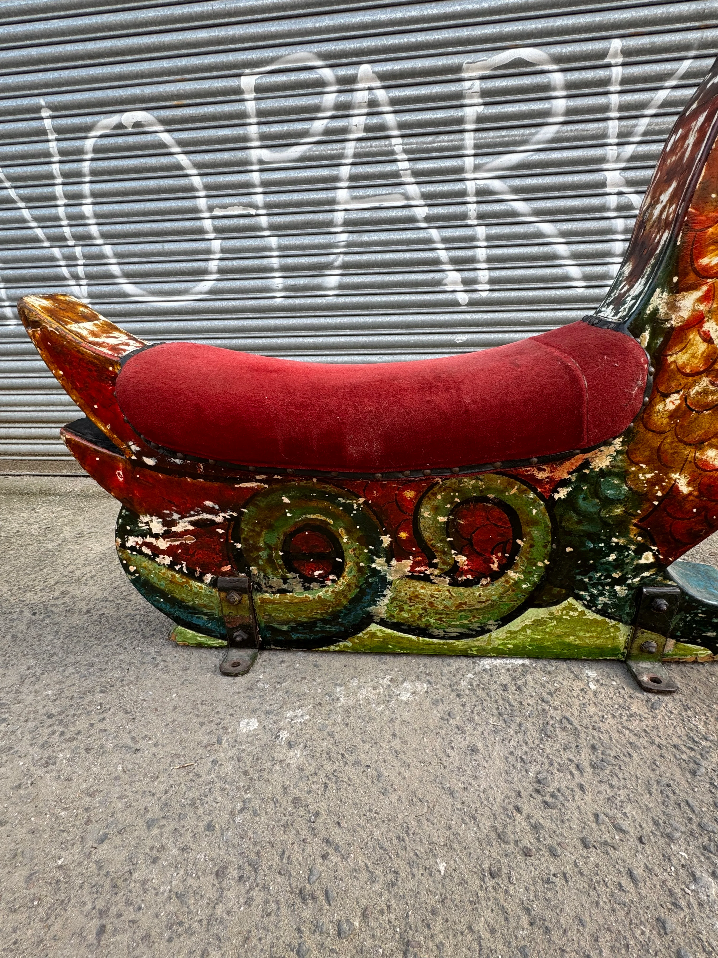 Early 1900s Fairground Art Carousel Dragon By Orton & Spooner - Image 5