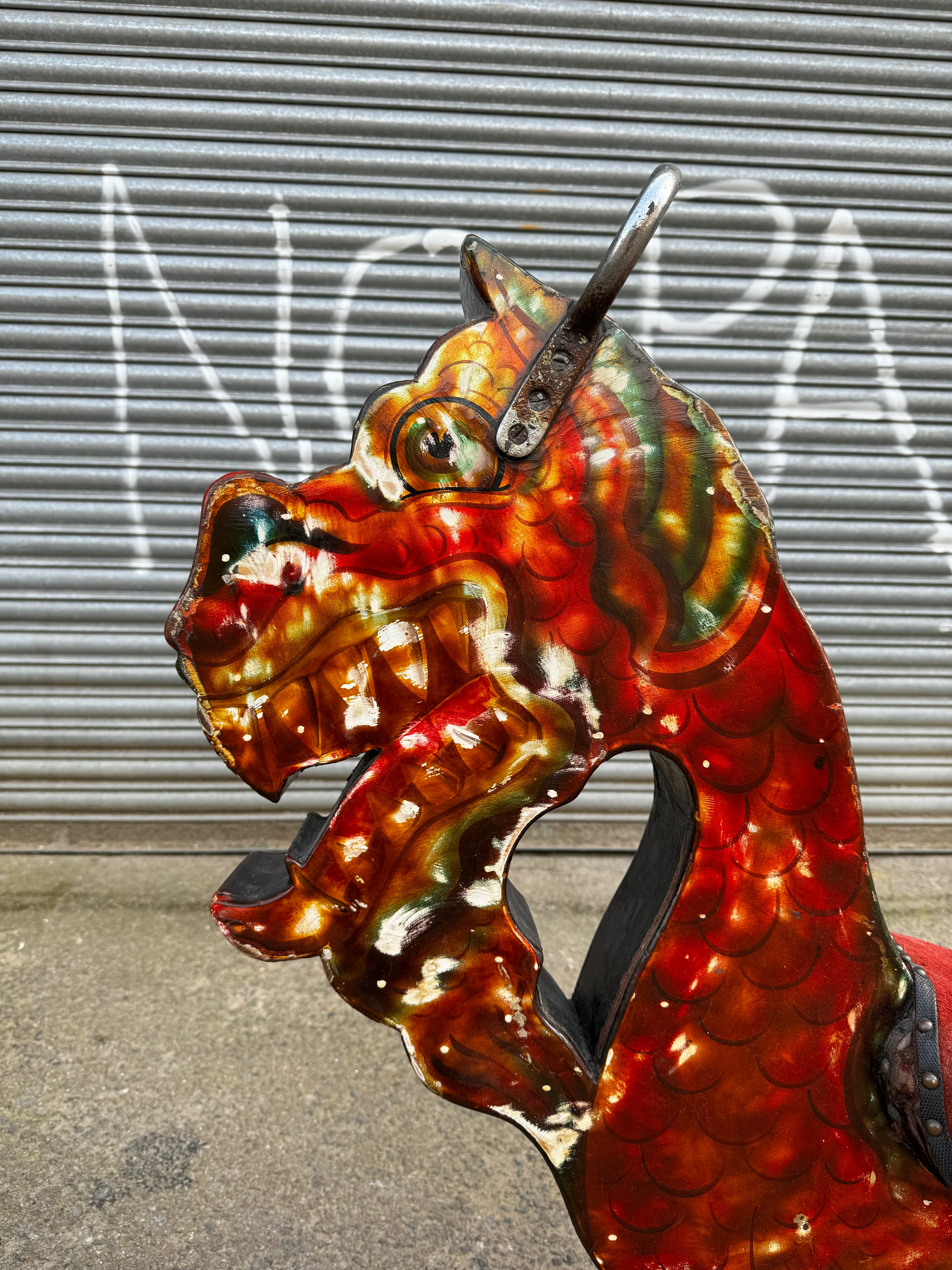 Early 1900s Fairground Art Carousel Dragon By Orton & Spooner - Image 7