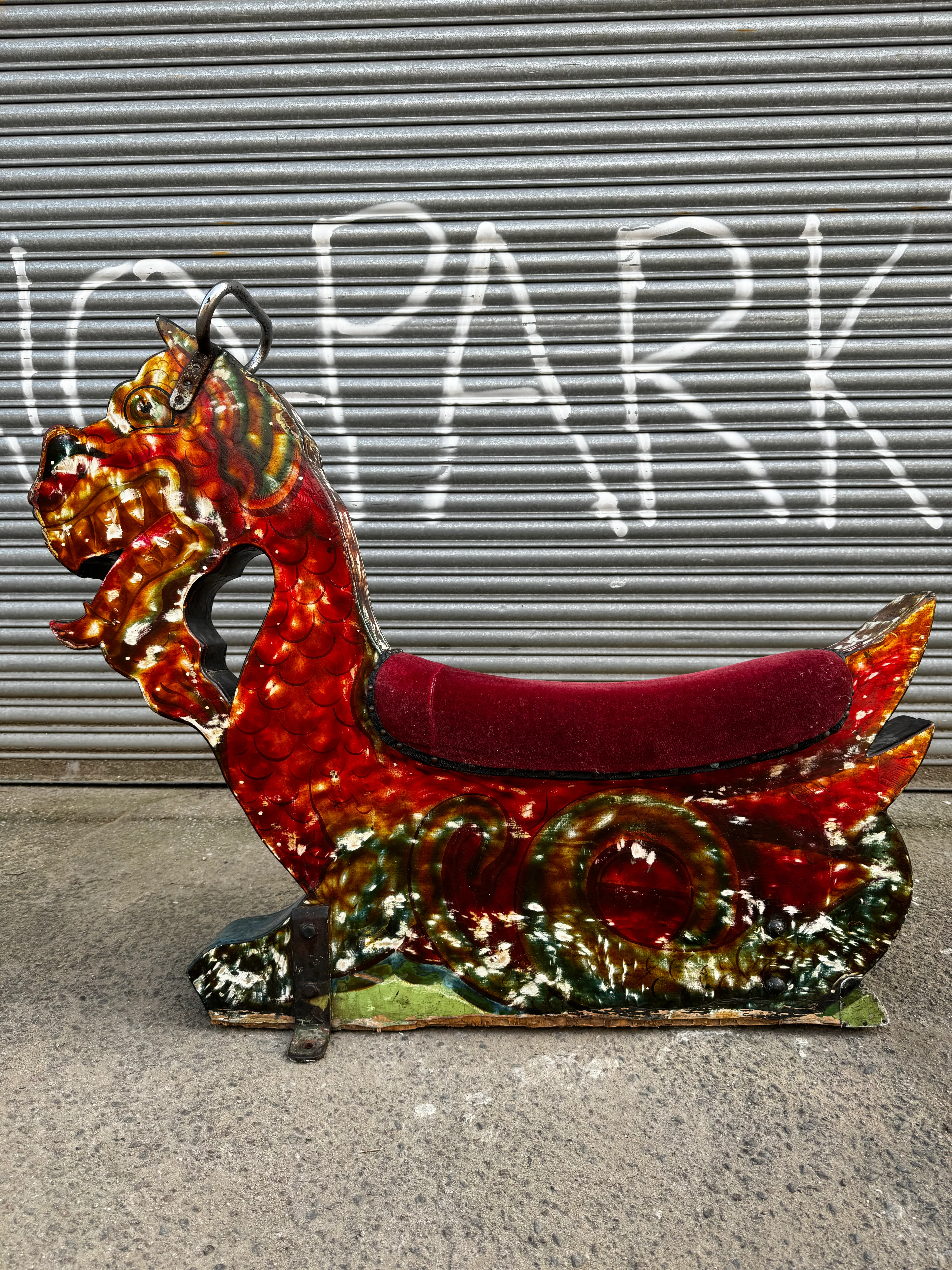 Early 1900s Fairground Art Carousel Dragon By Orton & Spooner - Image 8