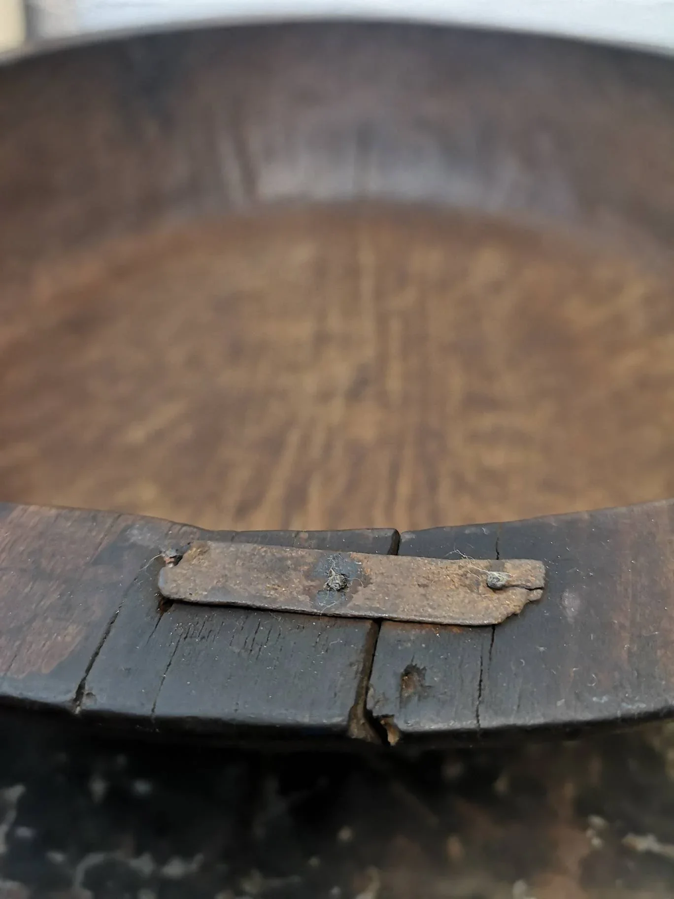 Early 1900s Large Traditional Hand Carved Wooden Japanese Bowl - Image 10