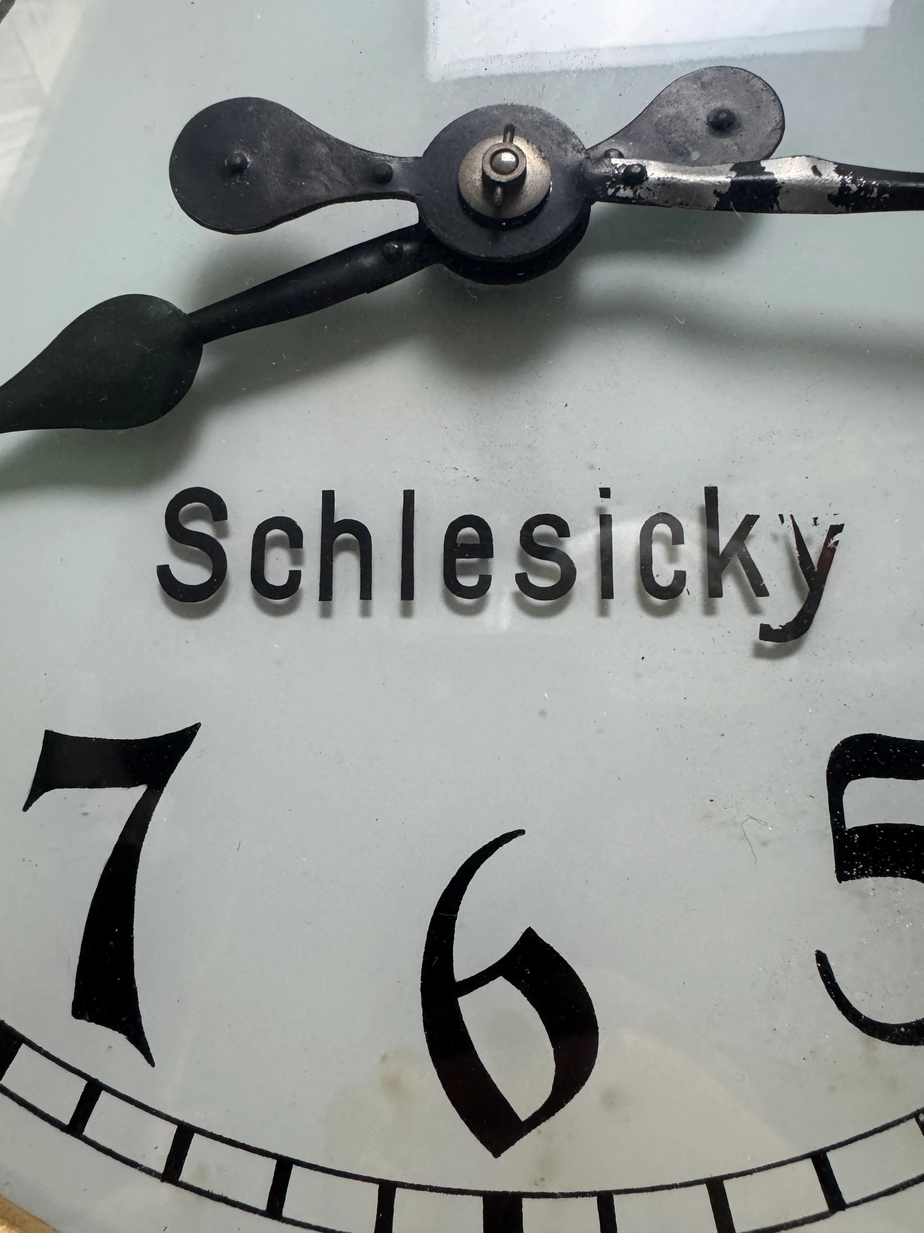 Early 1900s CTW Shop Clock From Renowned Watchmaker & Dealer F.Schlesicky - Image 9