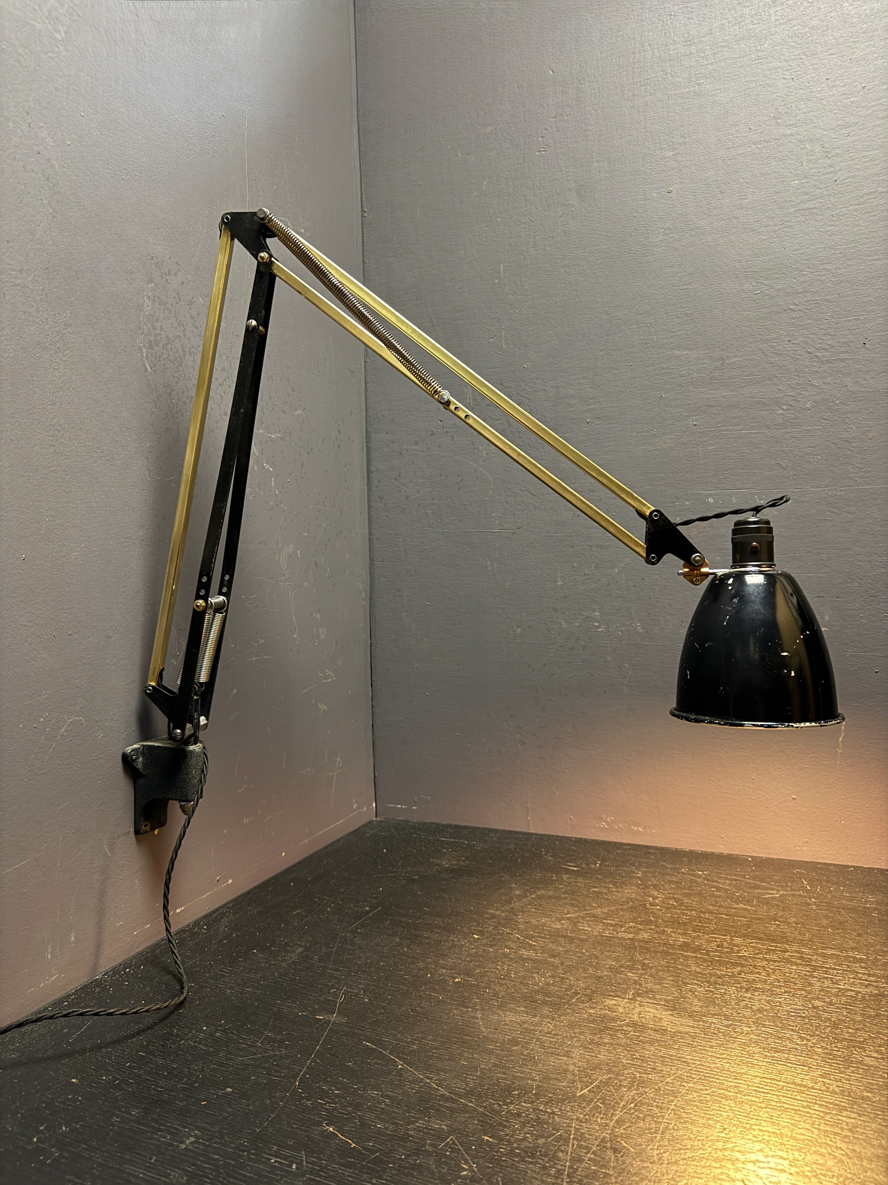 1940s Anglepoise 1209 Wall Light By George Carwardine For Herbert Terry & Sons - Image 4
