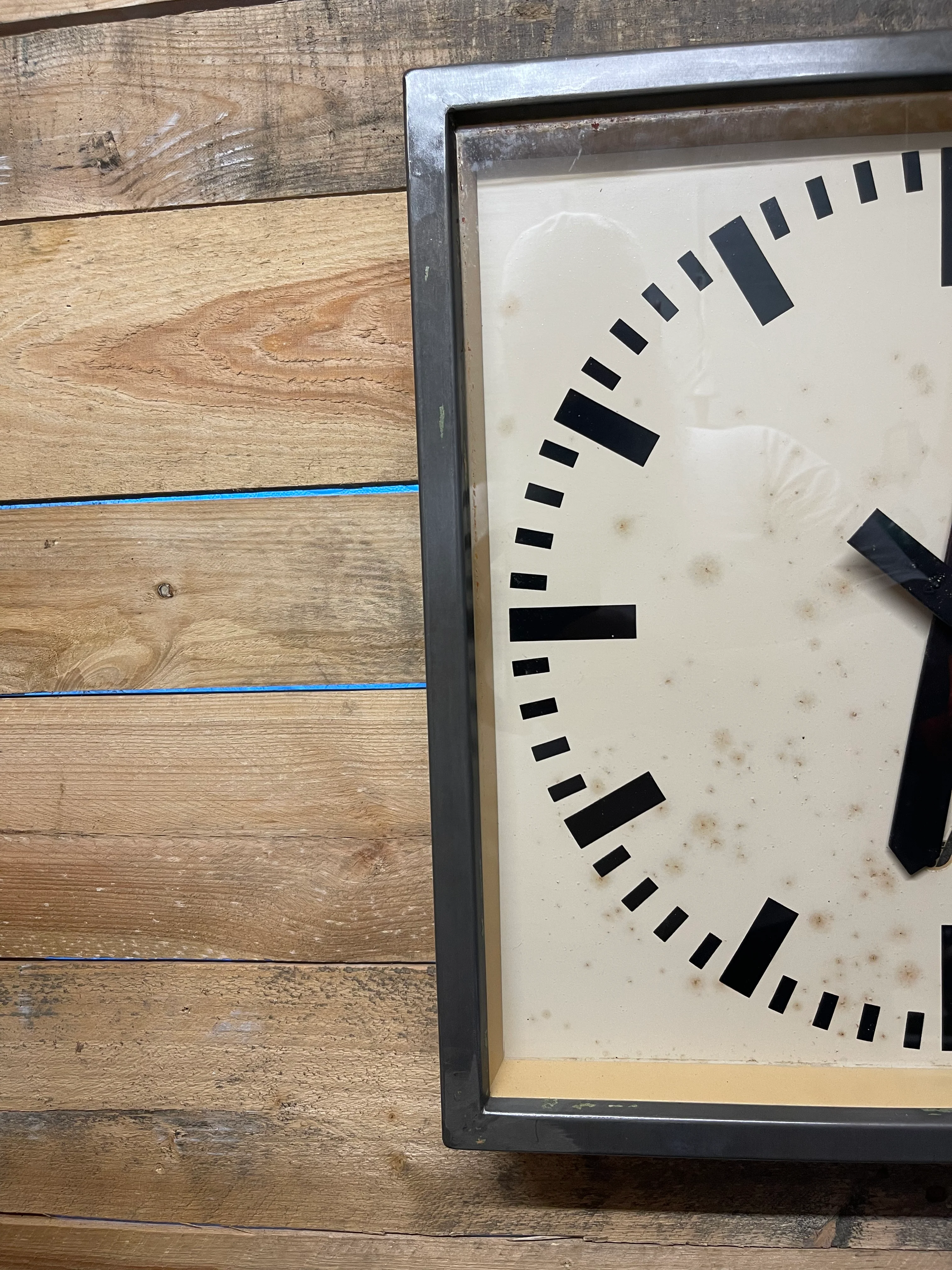 Large 1950's East German Industrial Factory Clocks By Elfema - Image 6