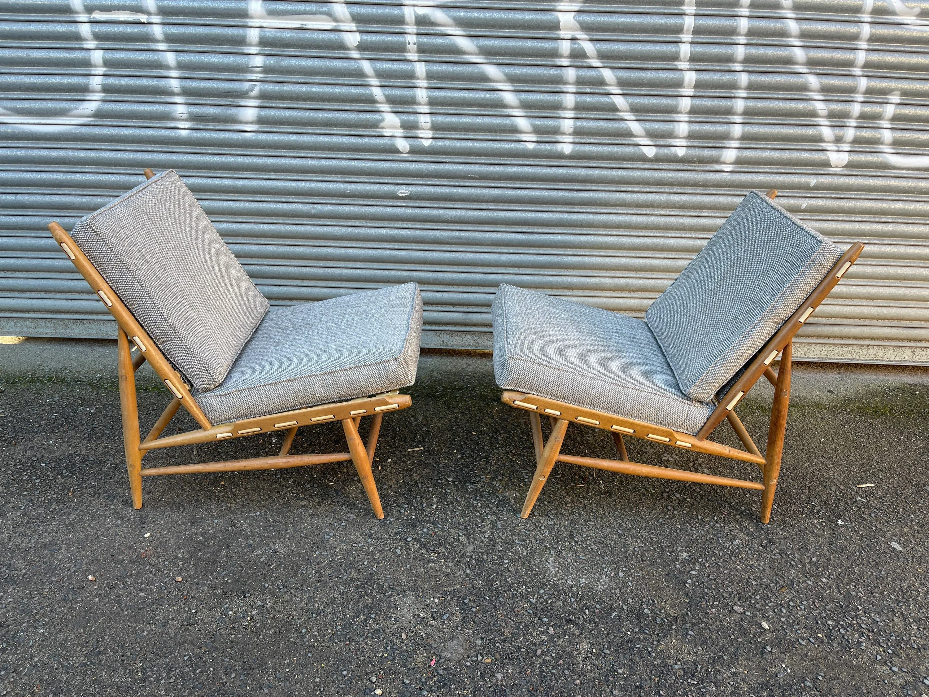 English 1960s Pair Of Ercol 427 Easy Chairs - Image 5