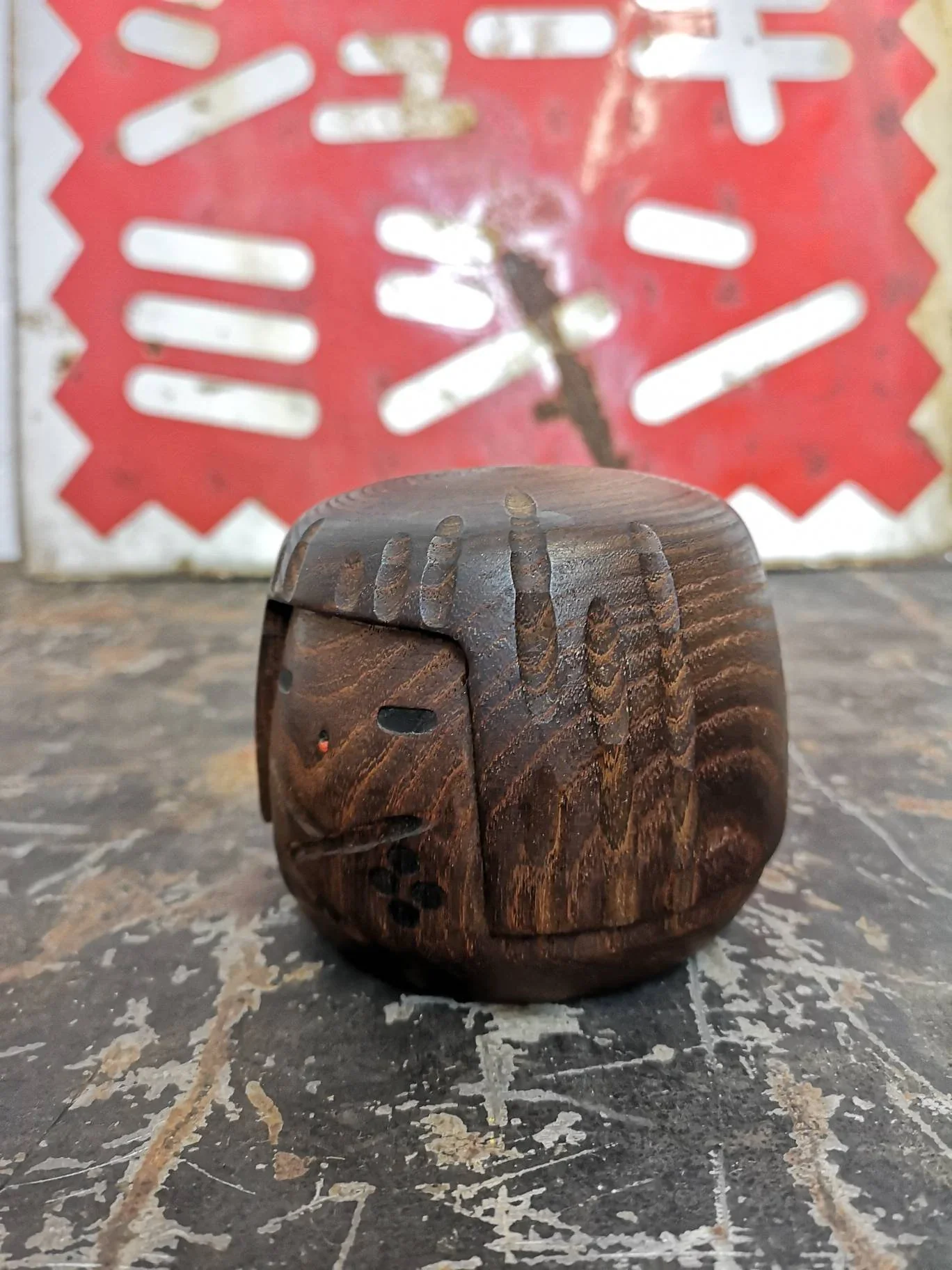 Exclusive Rare Japanese Creative Kokeshi Doll By Sanpei Yamanaka - Image 4