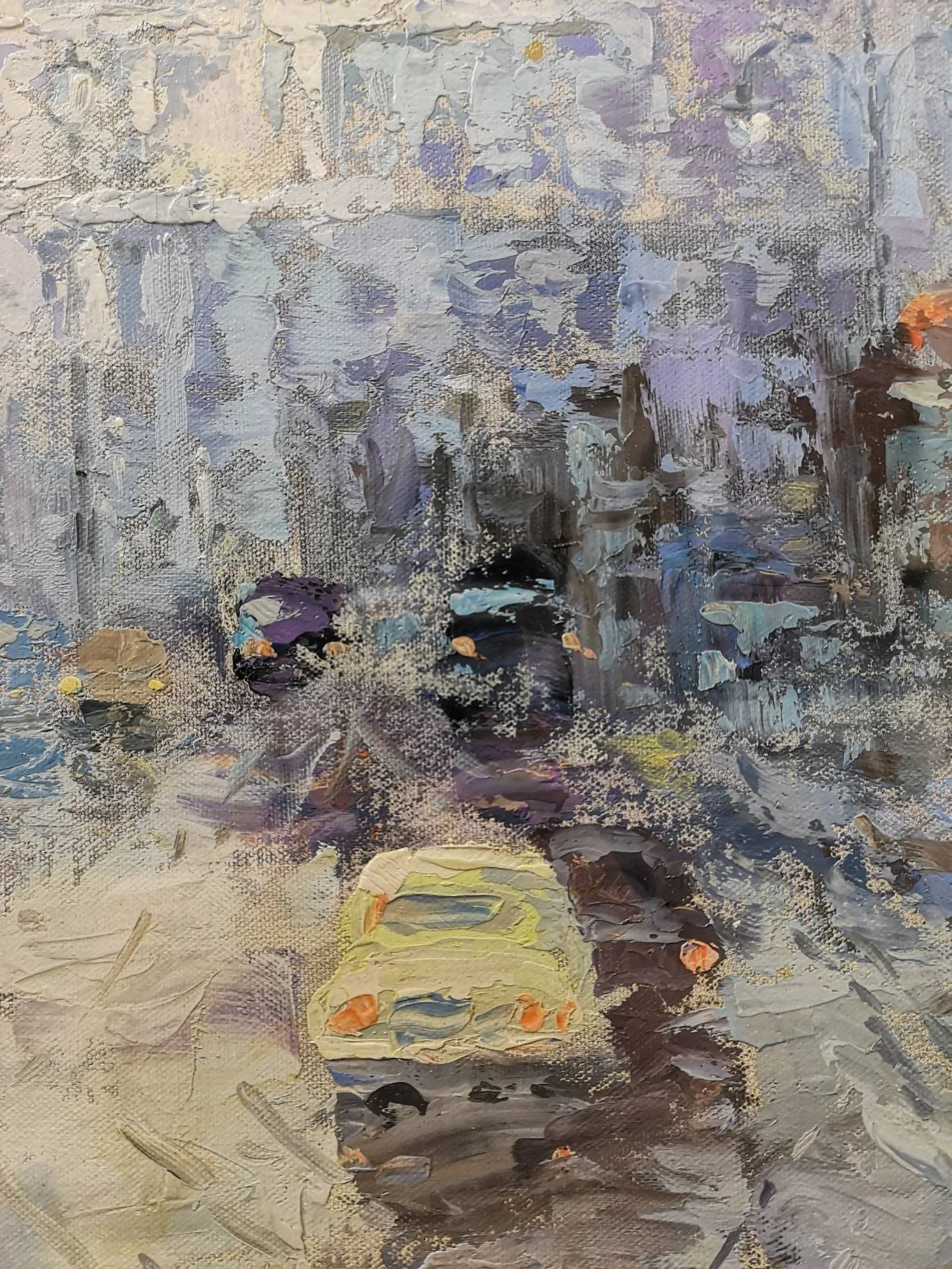 Framed Oil Painting On Canvas St Pauls London Signed T Hendricks Circa 1960s - Image 5