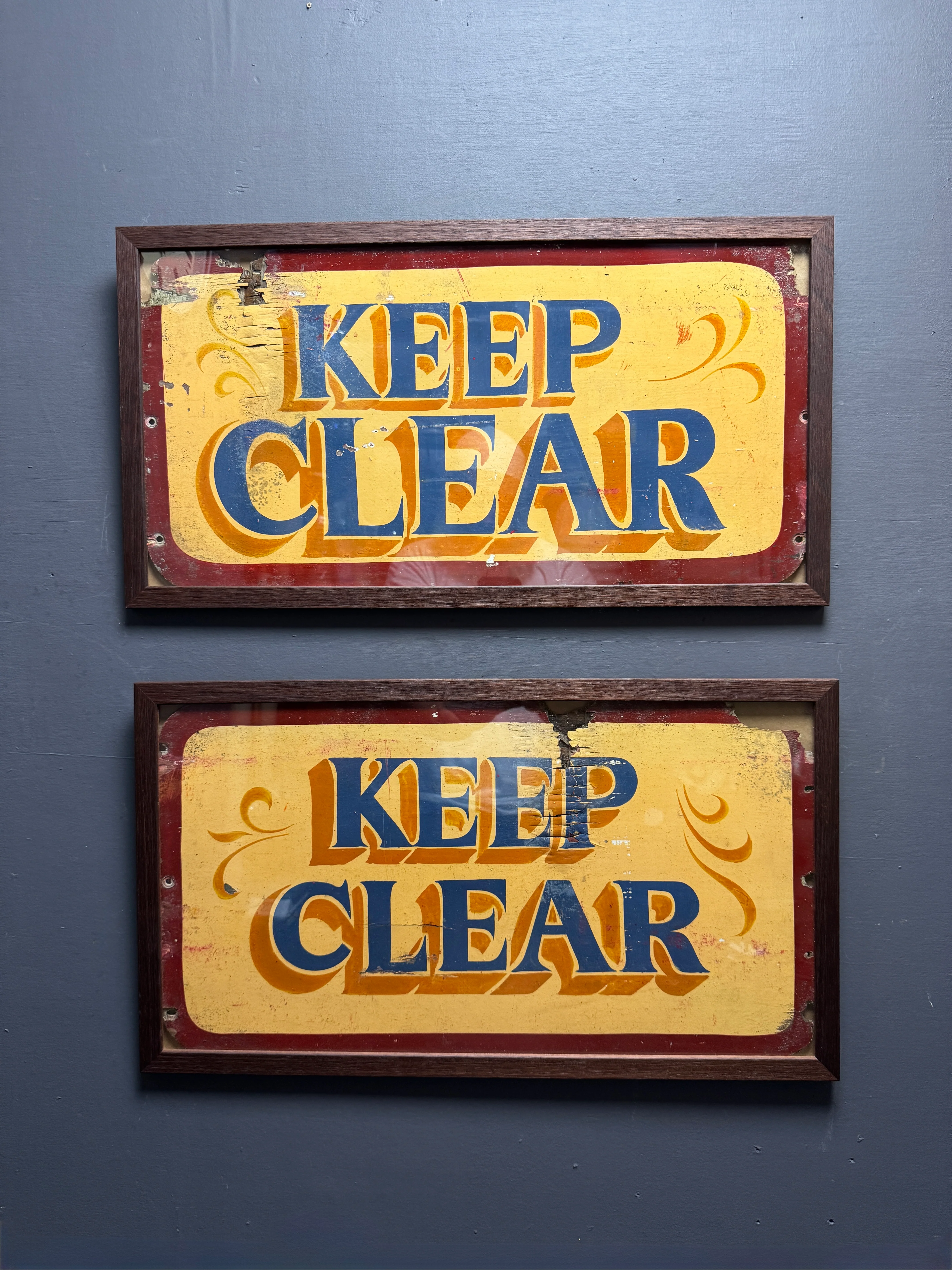 KEEP CLEAR Fun Fair Signs By Michael Rule