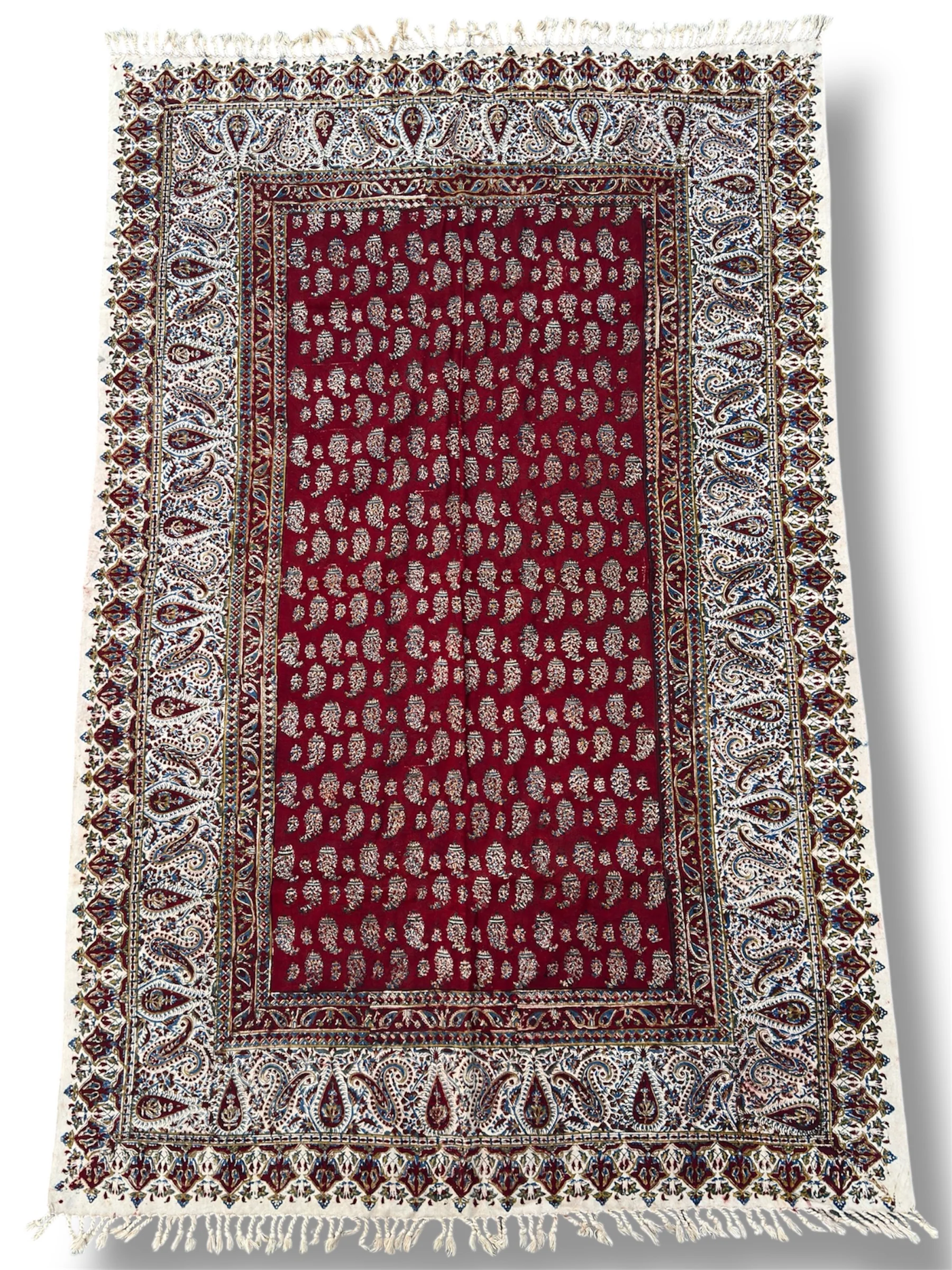 Ghalamkari Hand Block Prints Made In Iran