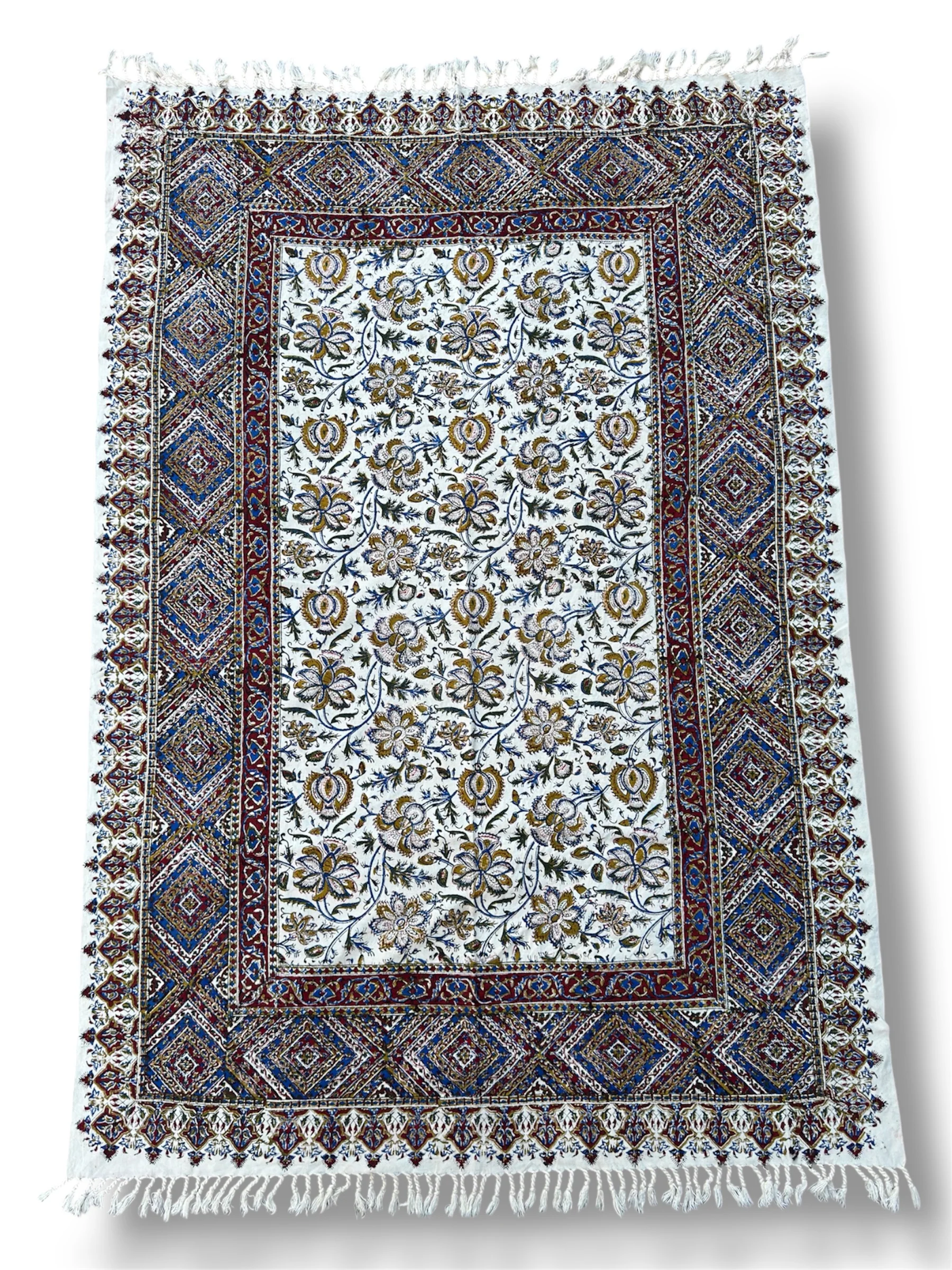 Ghalamkari Hand Block Prints Made In Iran