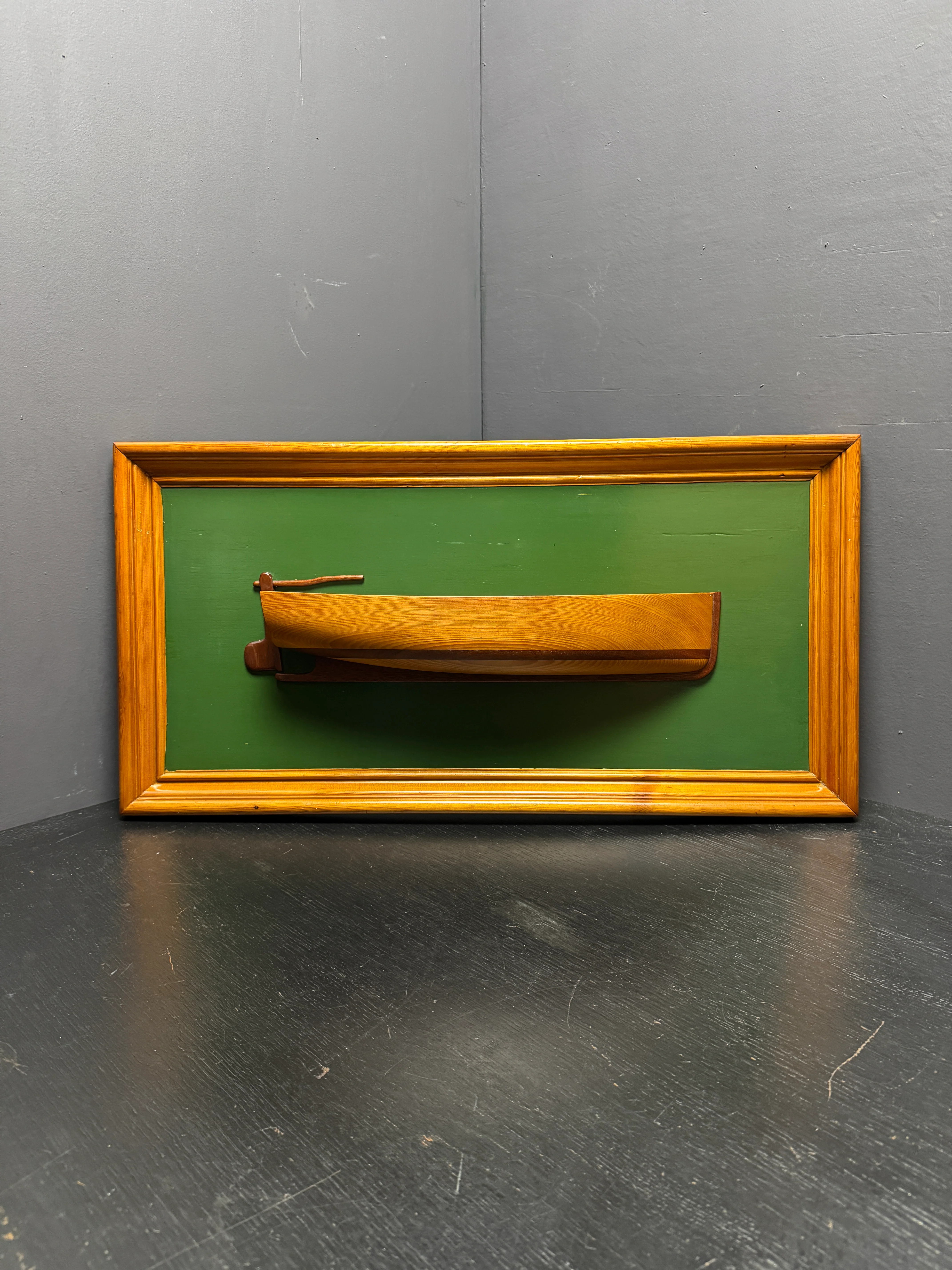Hand Made Boat Makers Diorama Circa 1980s - Image 2