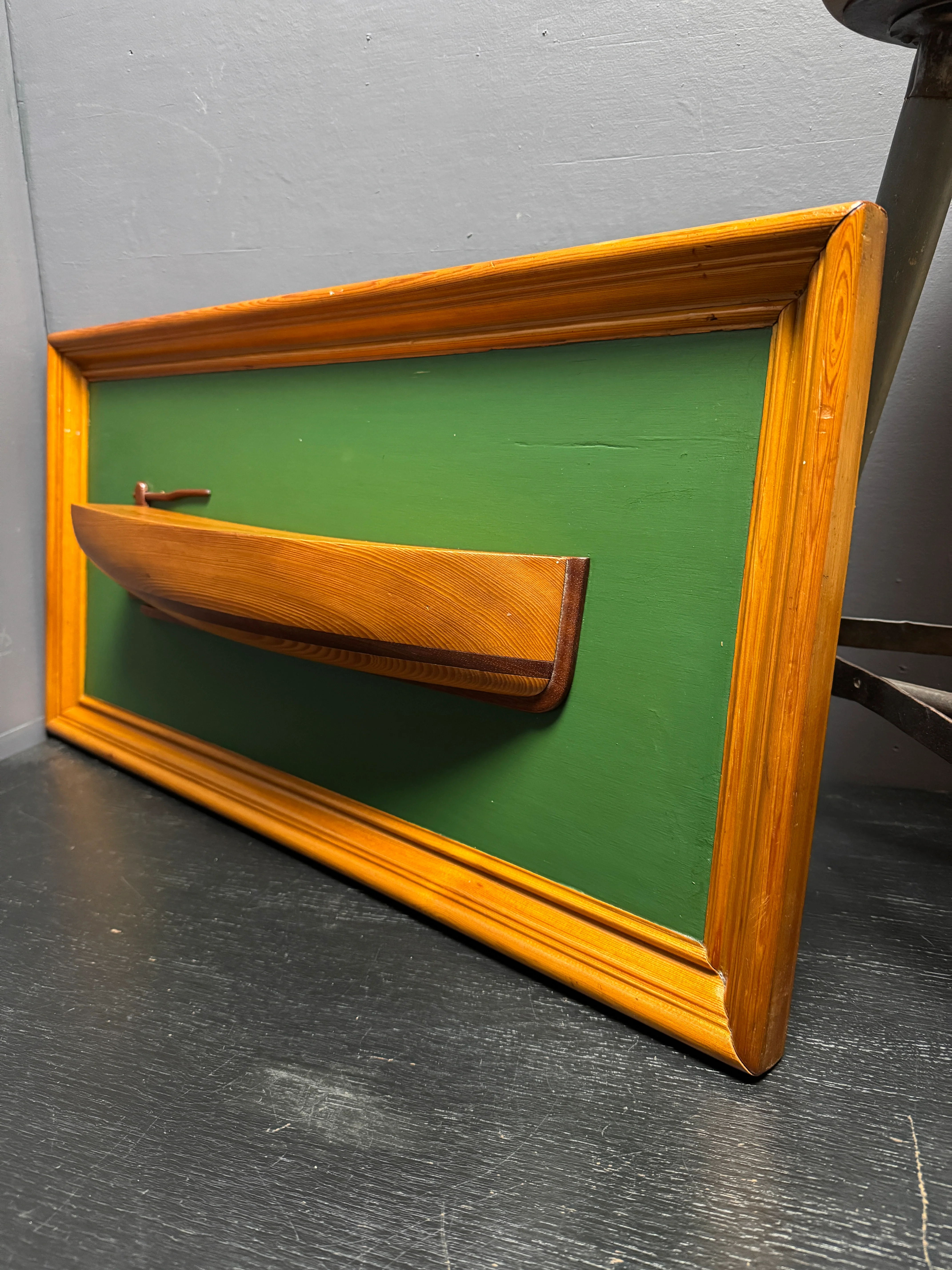 Hand Made Boat Makers Diorama Circa 1980s - Image 3
