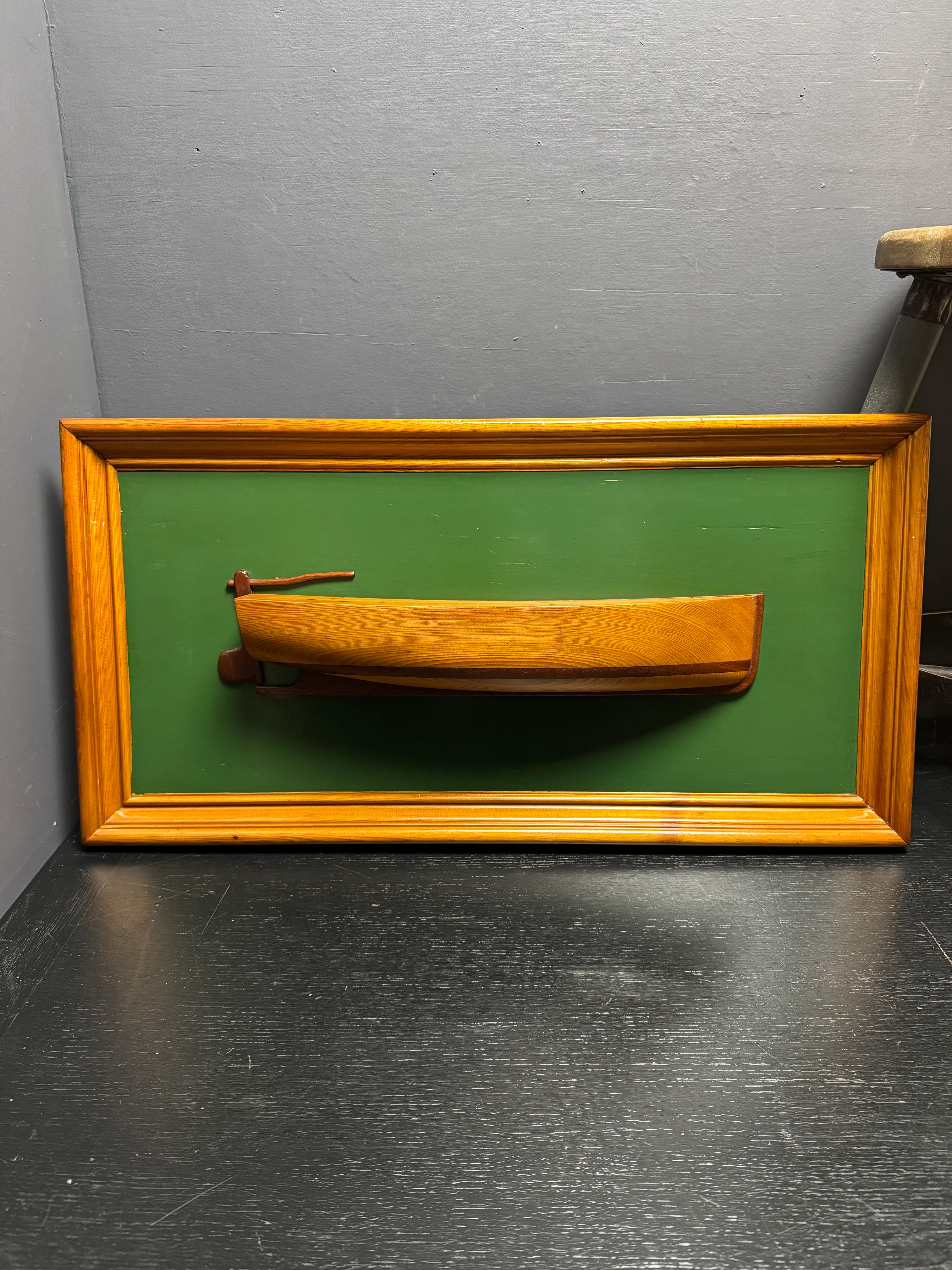 Hand Made Boat Makers Diorama Circa 1980s - Image 5