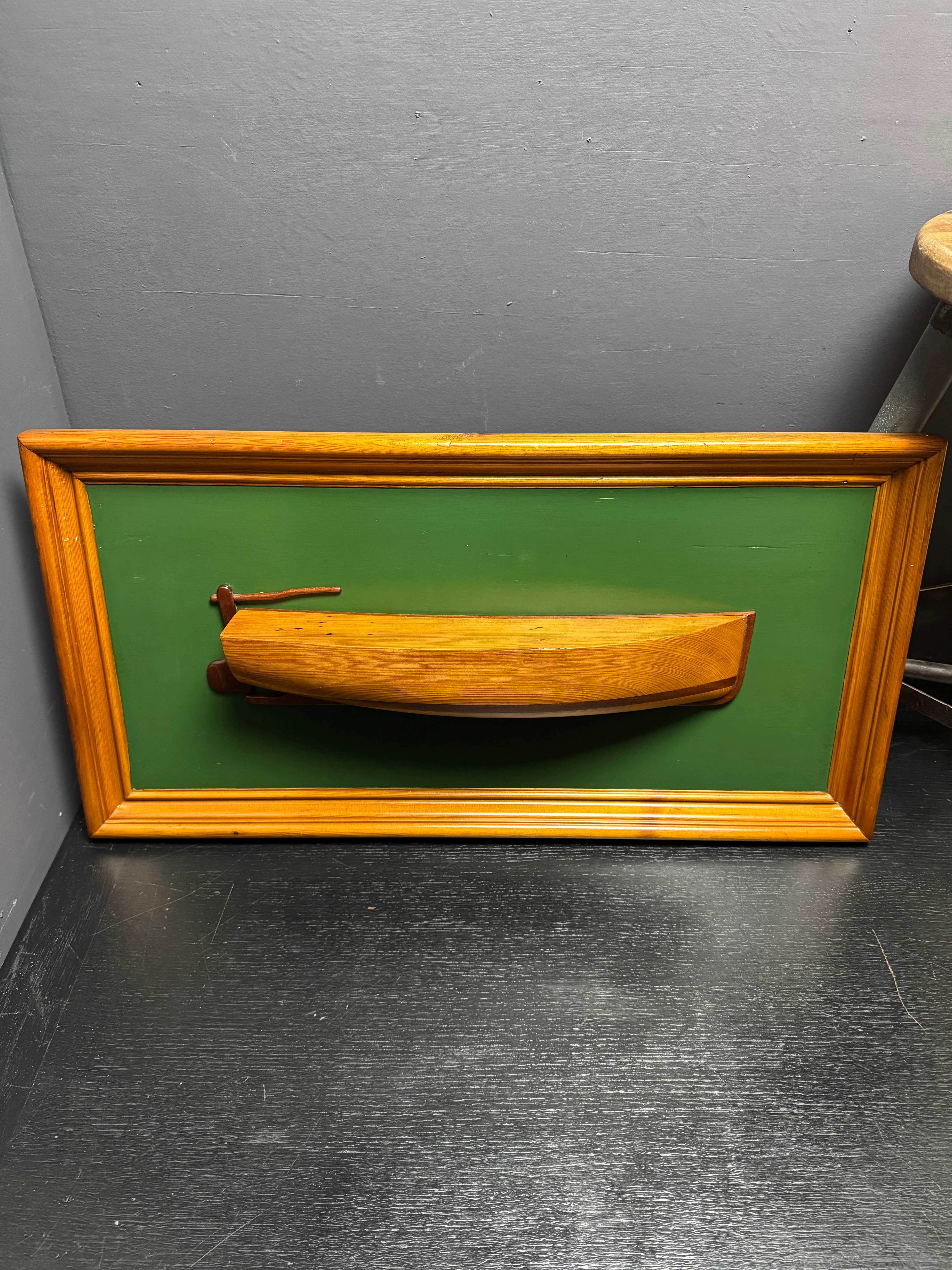 Hand Made Boat Makers Diorama Circa 1980s - Image 6