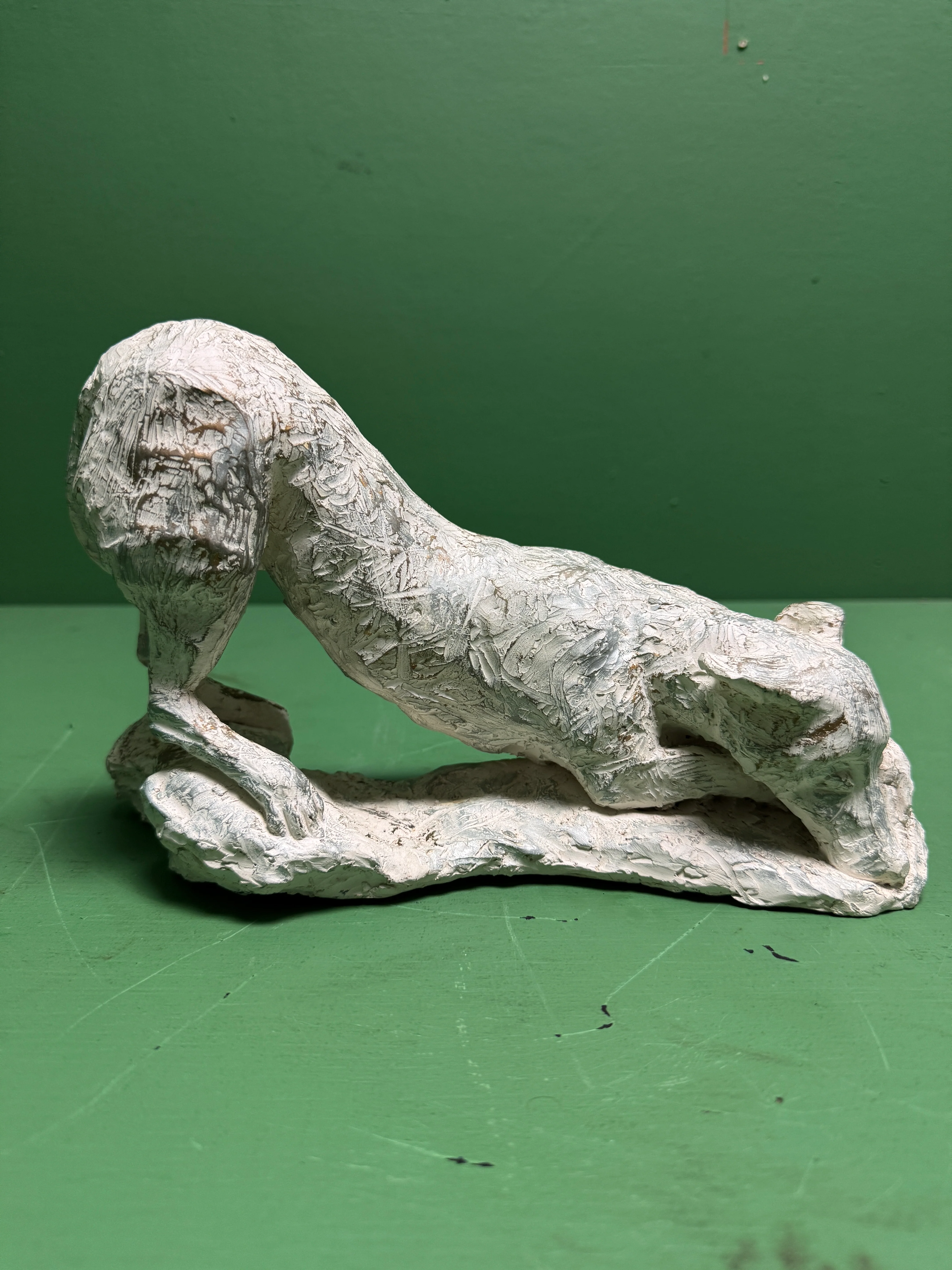 Hand Made Signed Dog Sculpture - Image 2