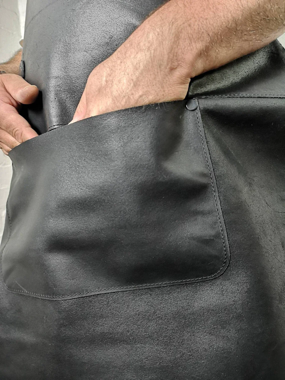 High Grade Leather Craft Work Apron - Image 5