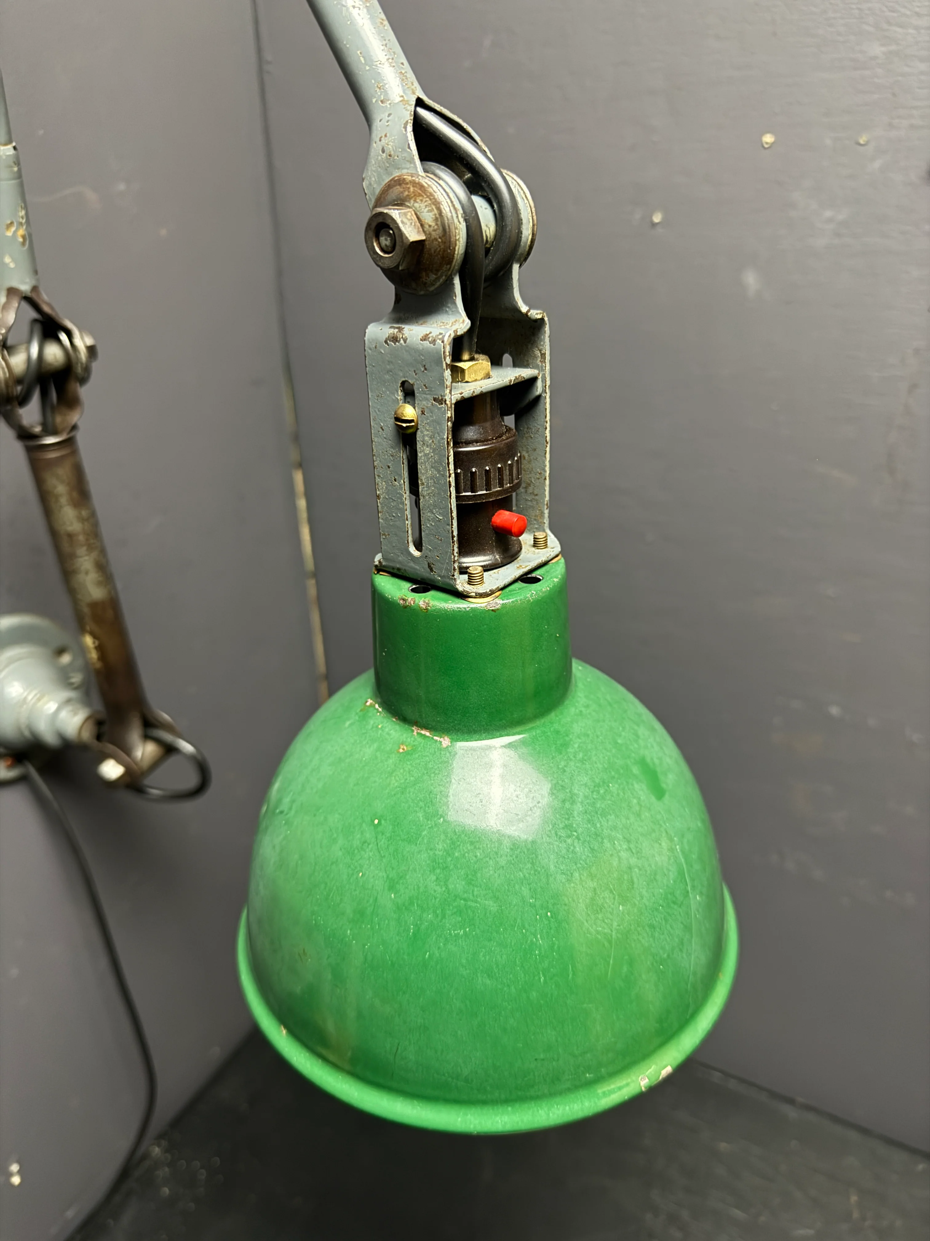 Large 1930s Industrial Wall Lamp By John Dugdill & Co - Image 6