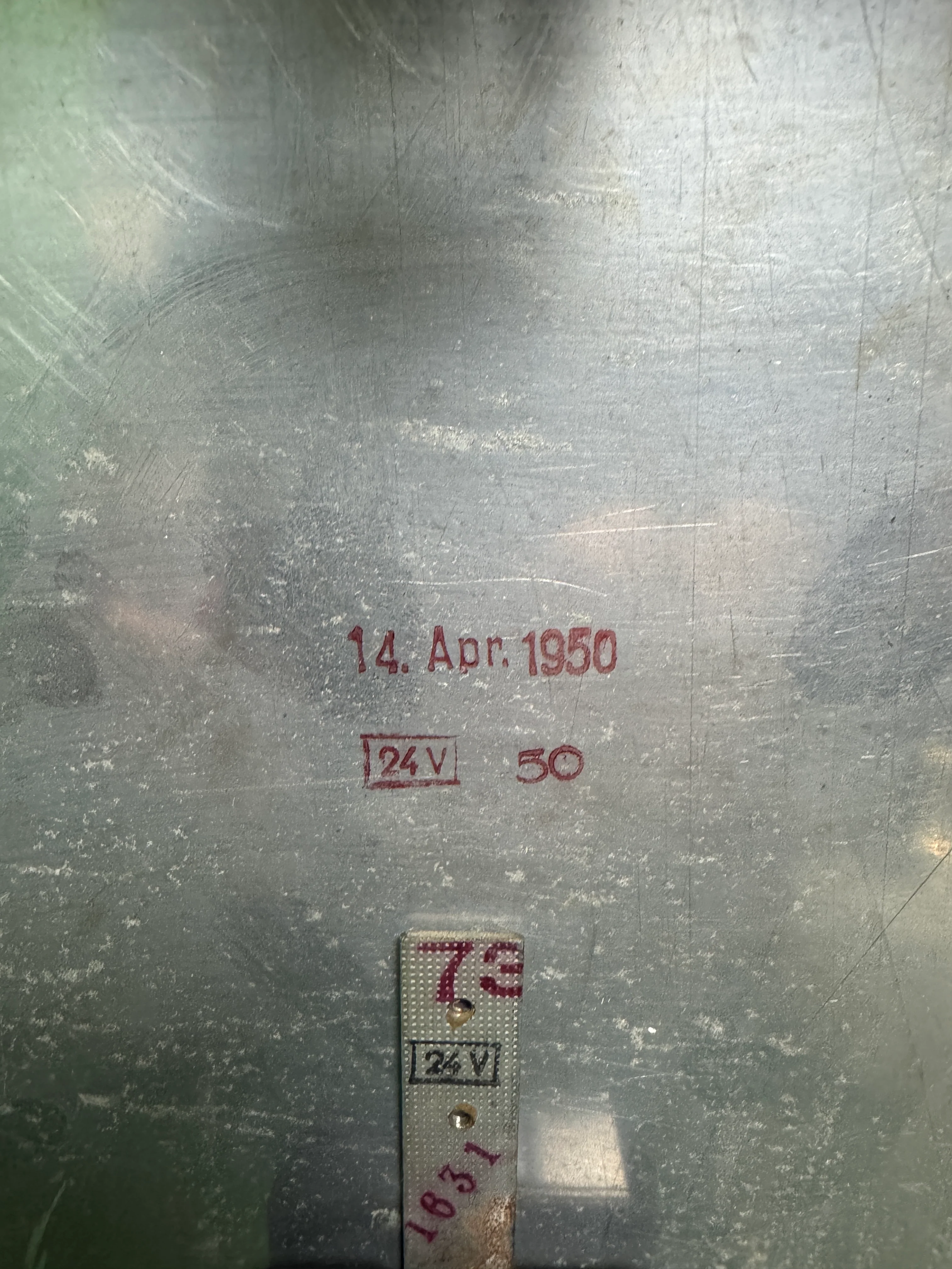 Large 1950s East German Industrial Factory Clock By RFT - Image 9