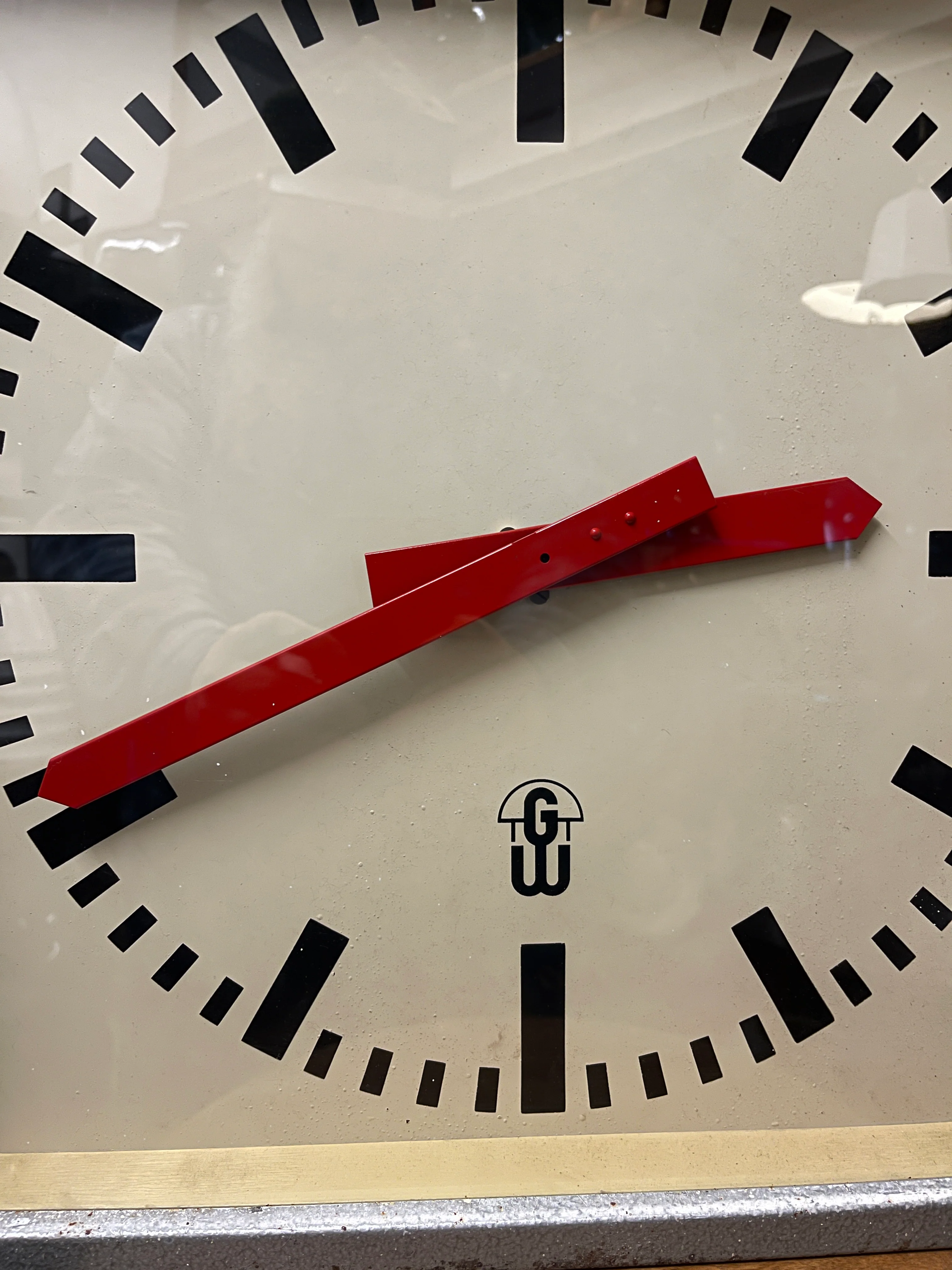 Large 1960's East German Industrial Factory Clocks By GW Geratewerk Liepzig - Image 5