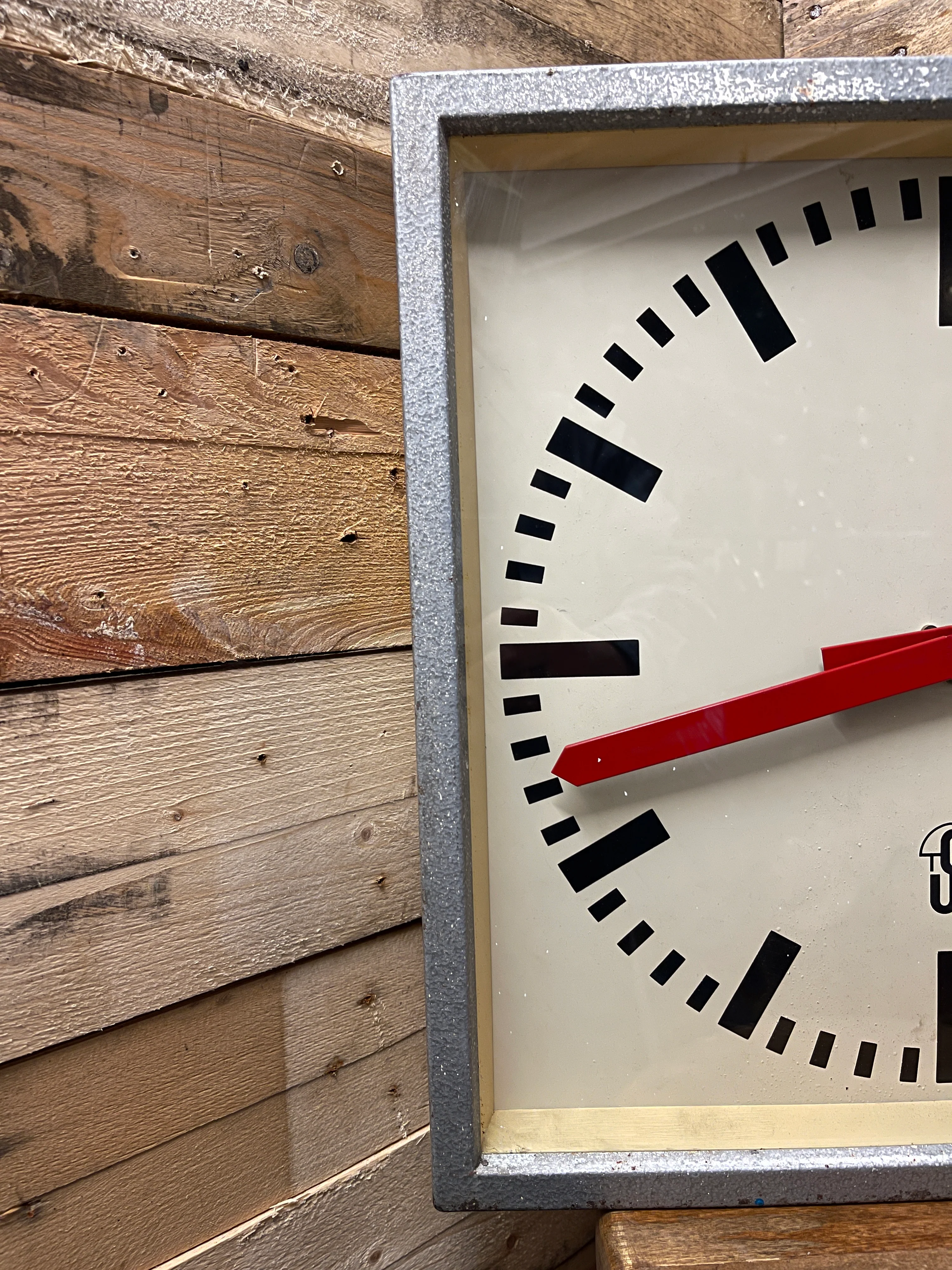 Large 1960's East German Industrial Factory Clocks By GW Geratewerk Liepzig - Image 7
