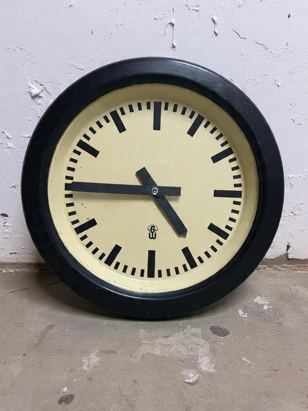 Large 1960's East German Industrial Factory Clocks By GW - Image 3