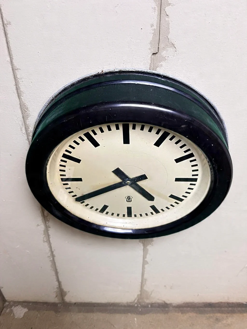 Large 1960's East German Industrial Factory Clocks By GW - Image 5