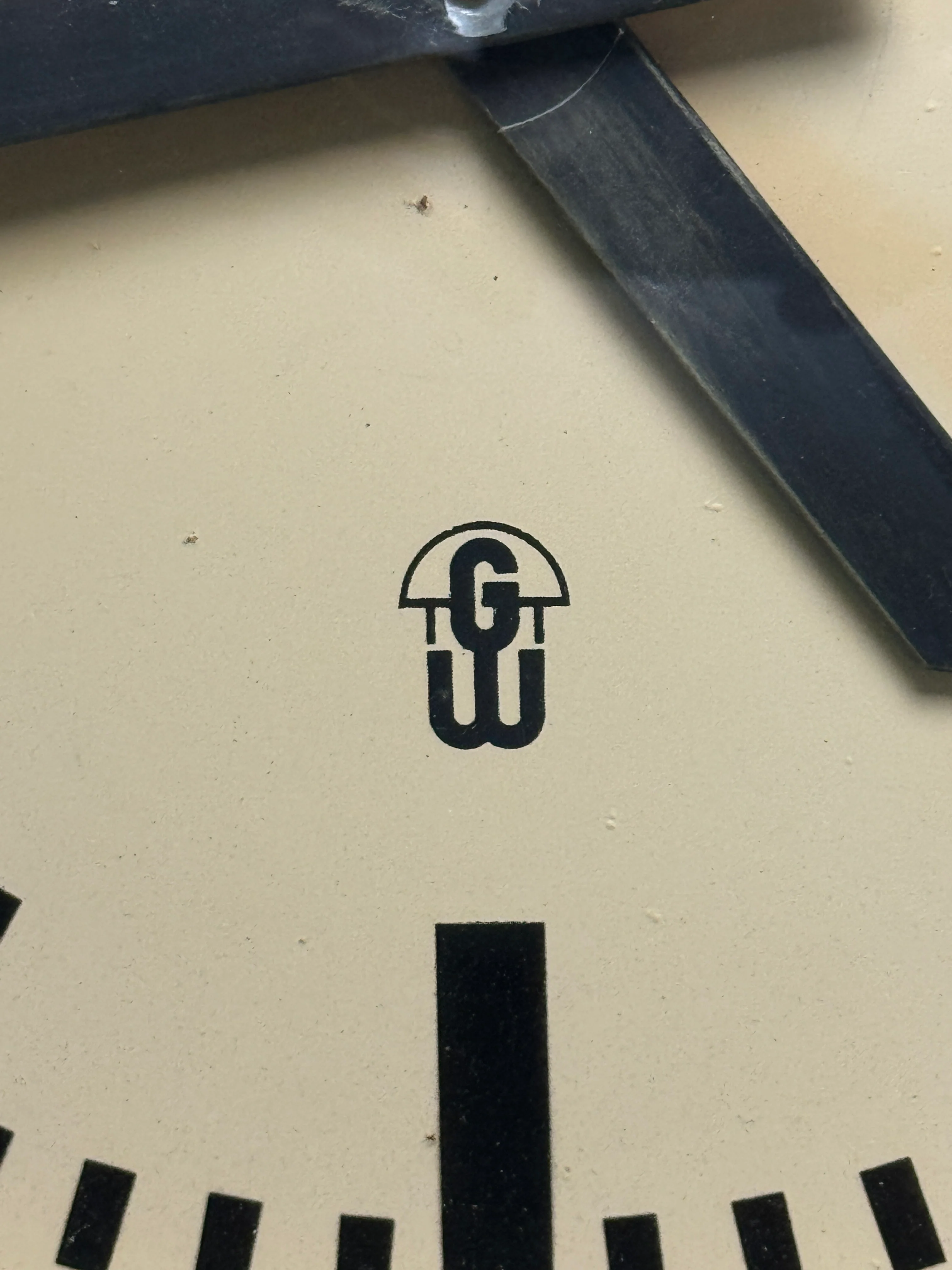 Large 1960's East German Industrial Factory Clocks By GW - Image 8